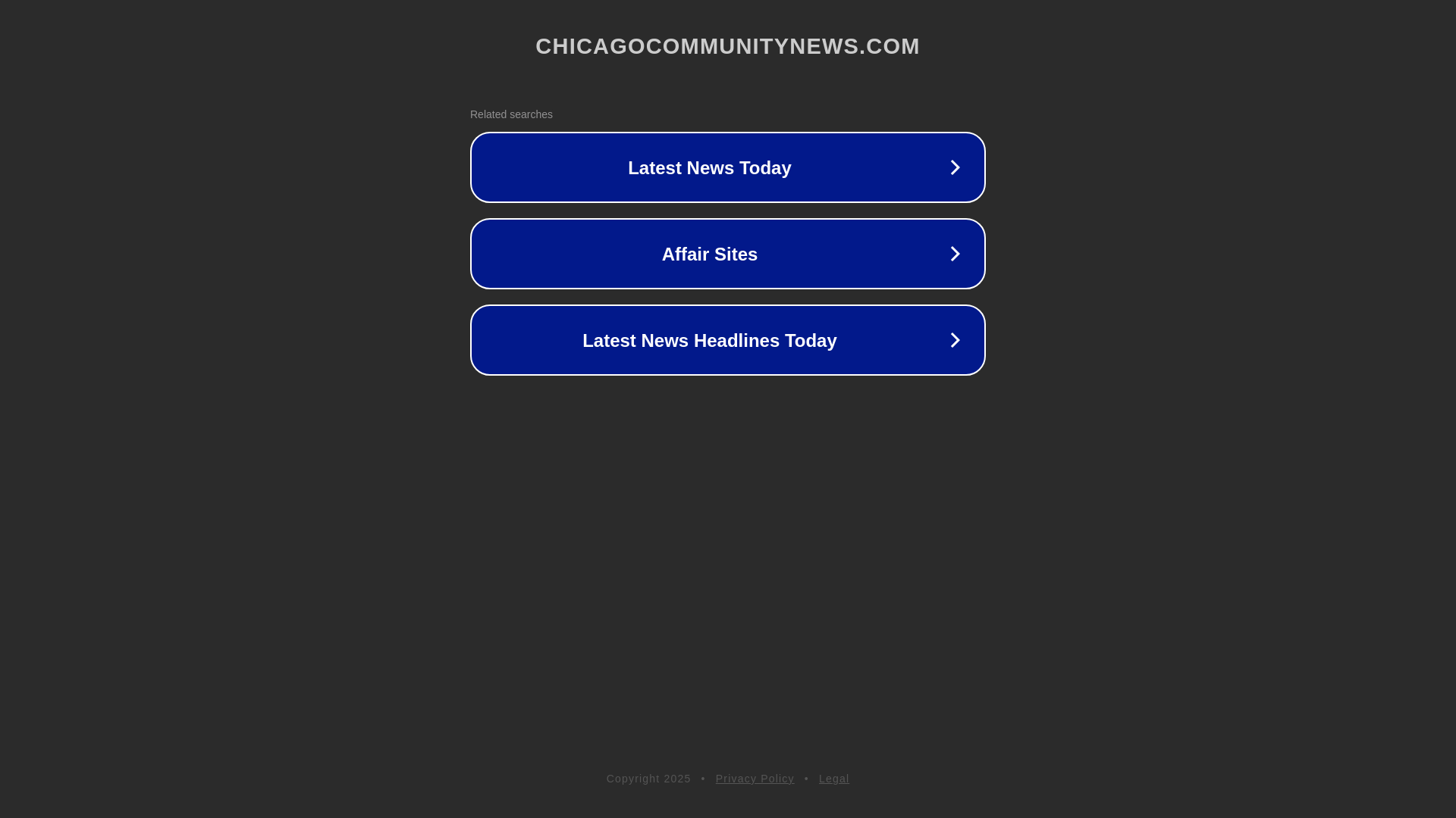 website screenshot of https://chicagocommunitynews.com/
