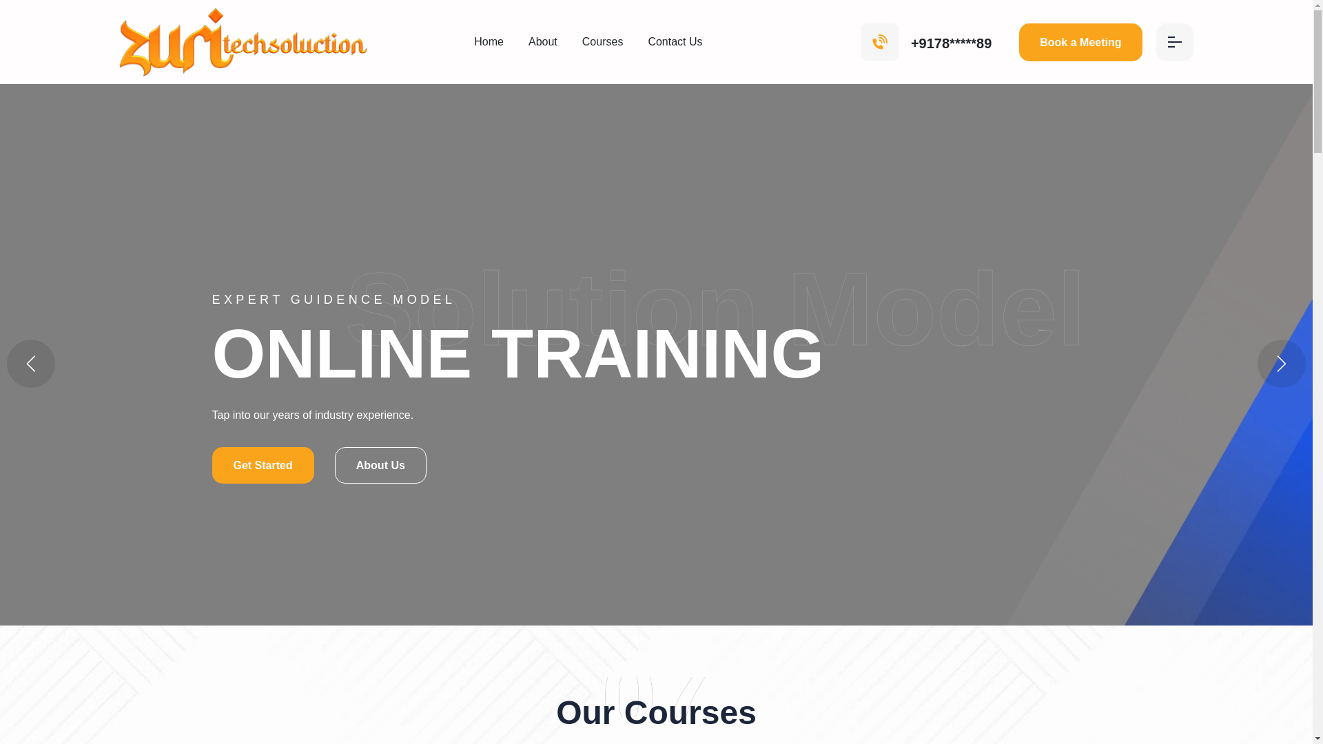 website screenshot of https://guptatechsolutions.in/