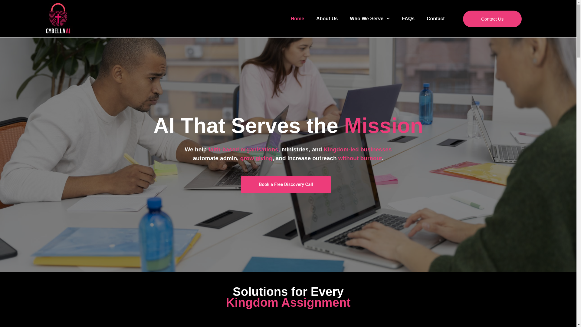 website screenshot of https://easycybellaai.com/