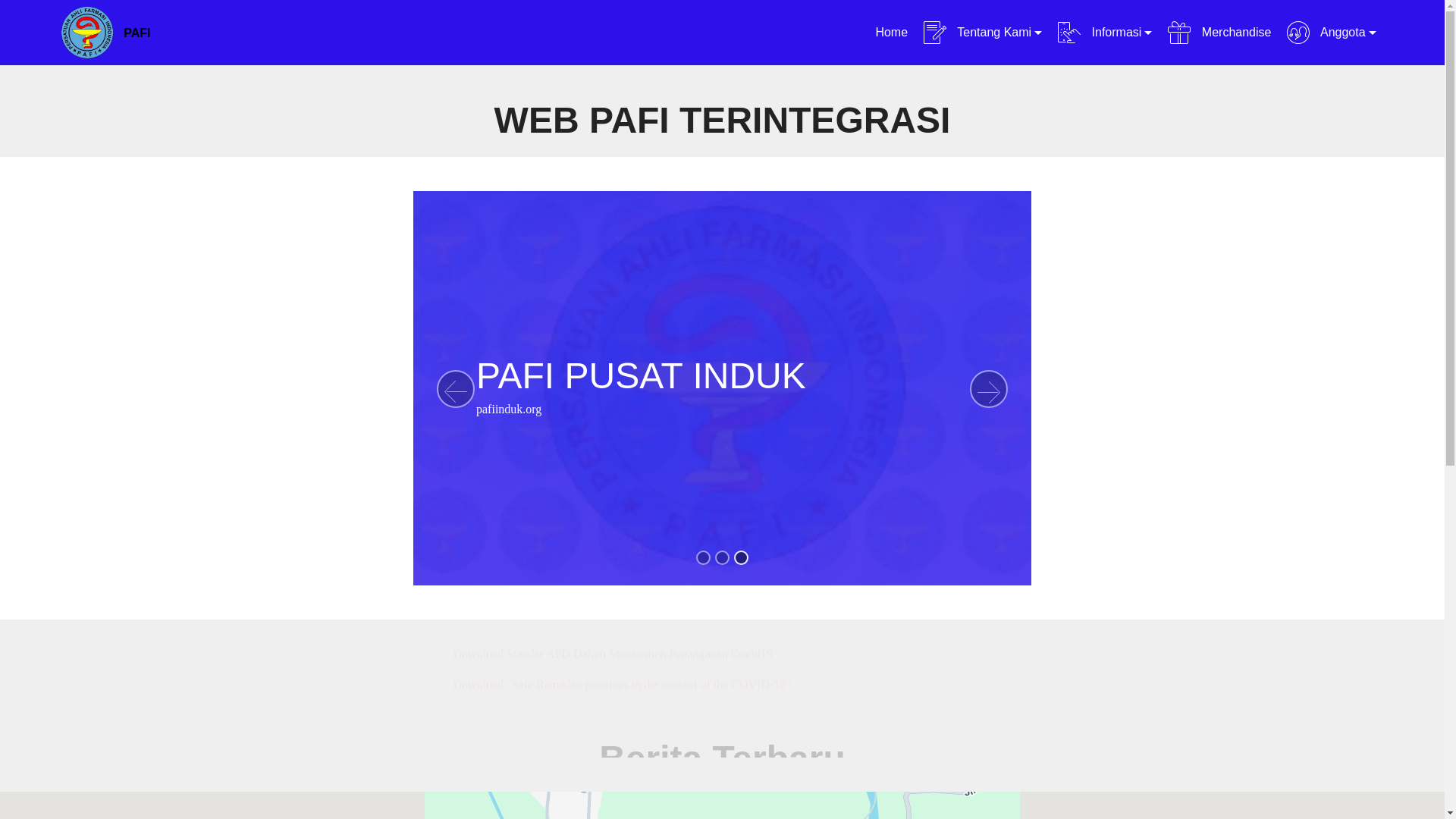 website screenshot of https://pafi-gorontaloutara-org.pages.dev/