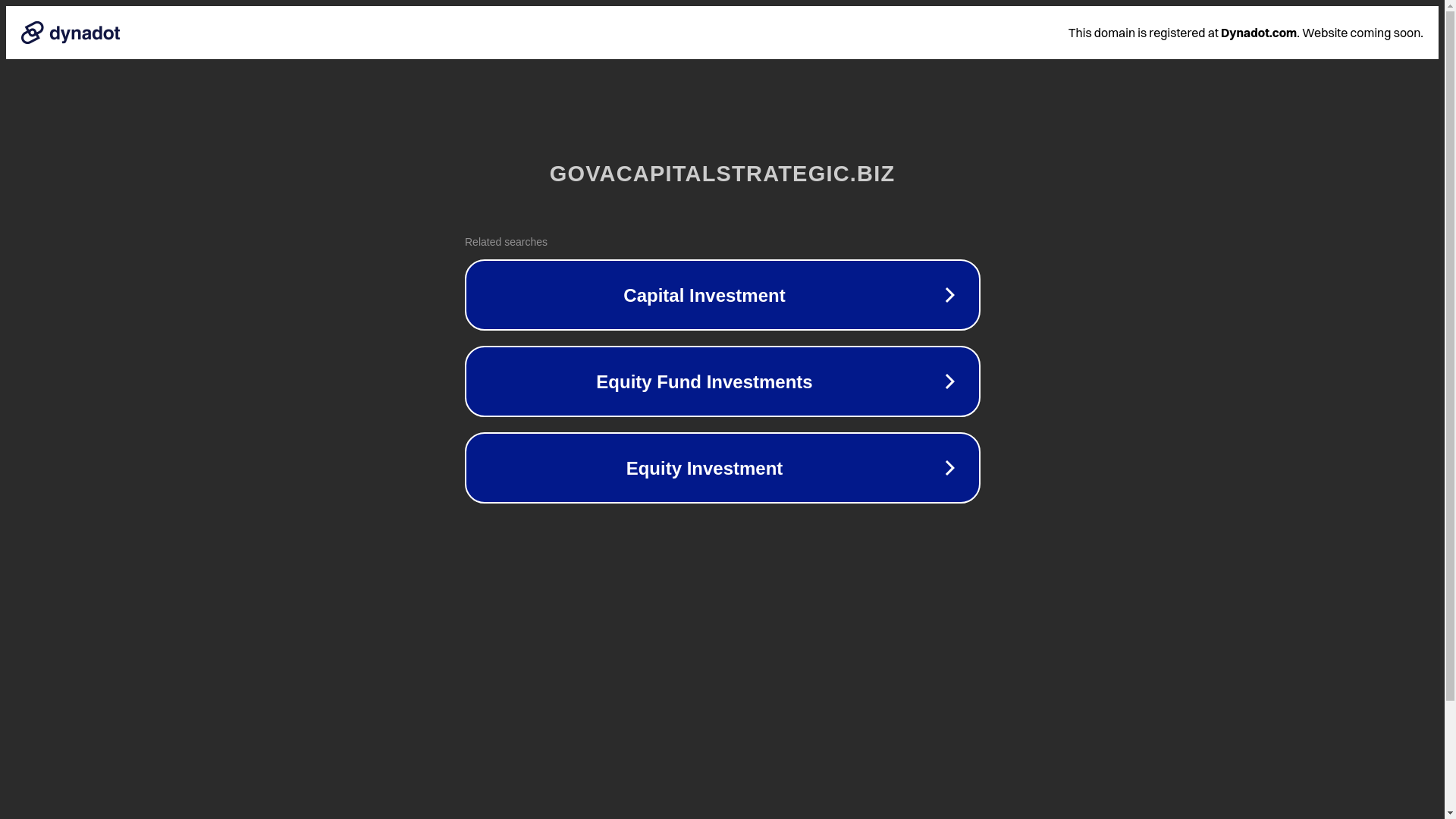 website screenshot of https://govacapitalstrategic.biz/