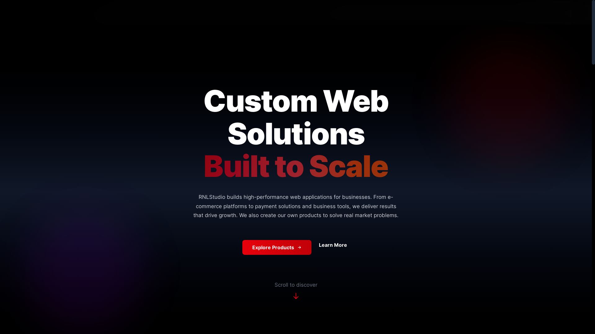 website screenshot of https://rnlstudio.online/