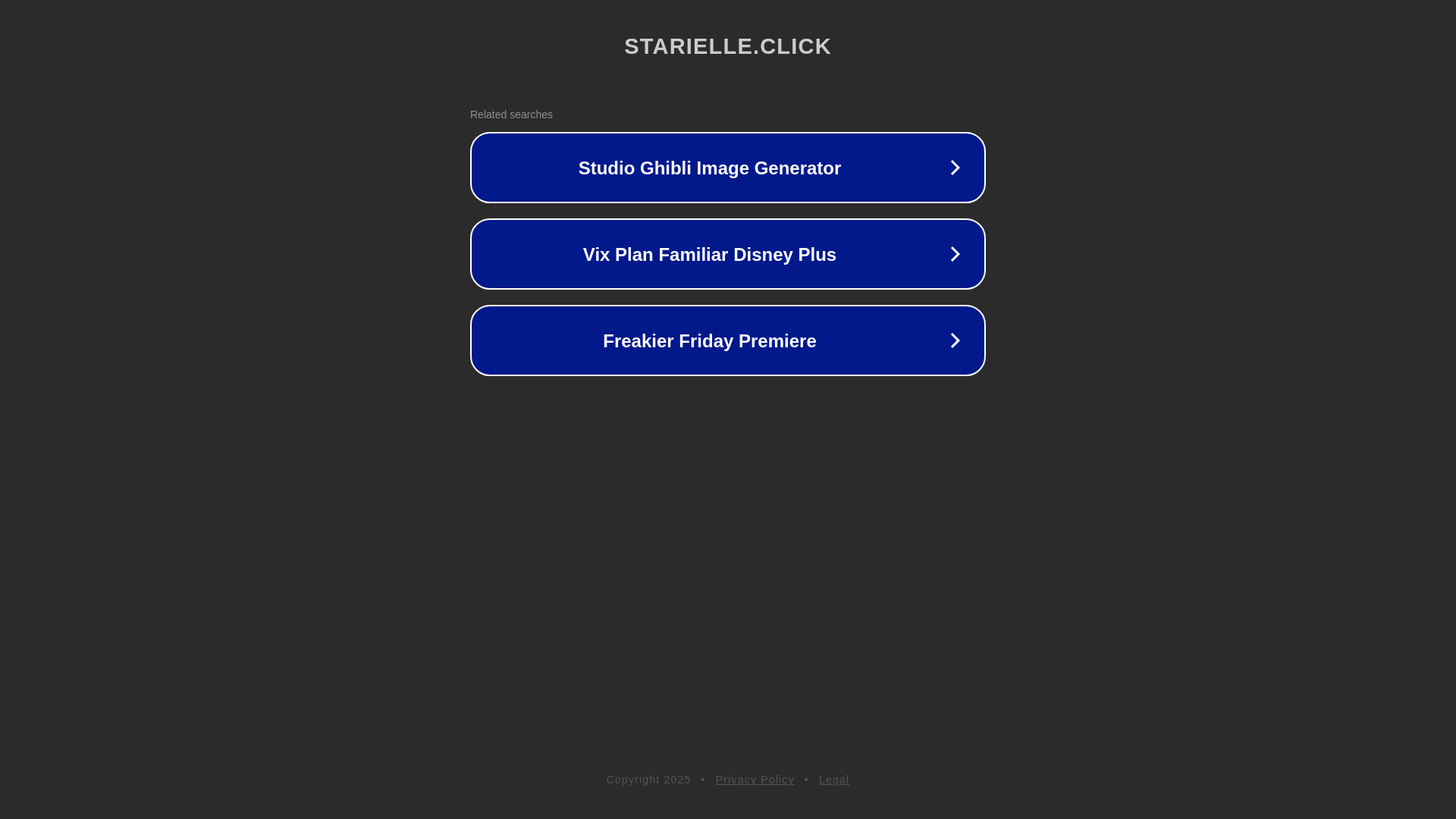 website screenshot of https://starielle.click/
