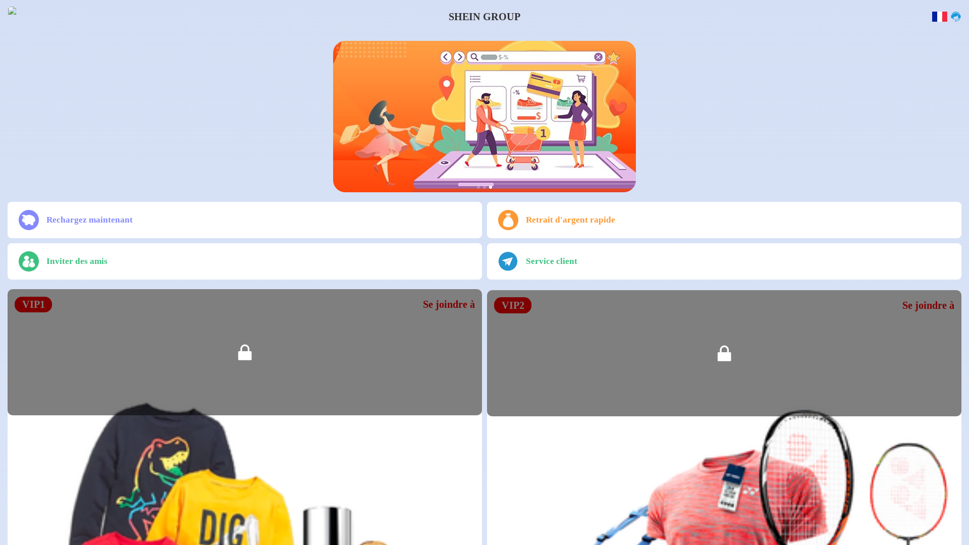 website screenshot of https://sheingroup678.com/