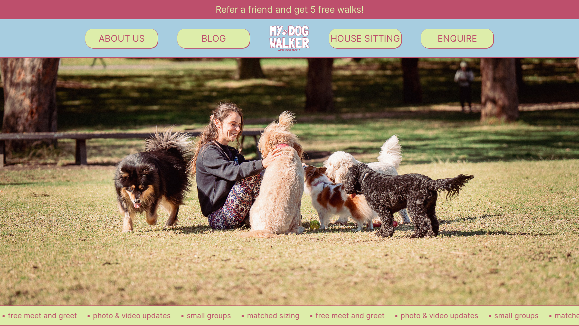 website screenshot of https://my-dog-walker-private.pages.dev/