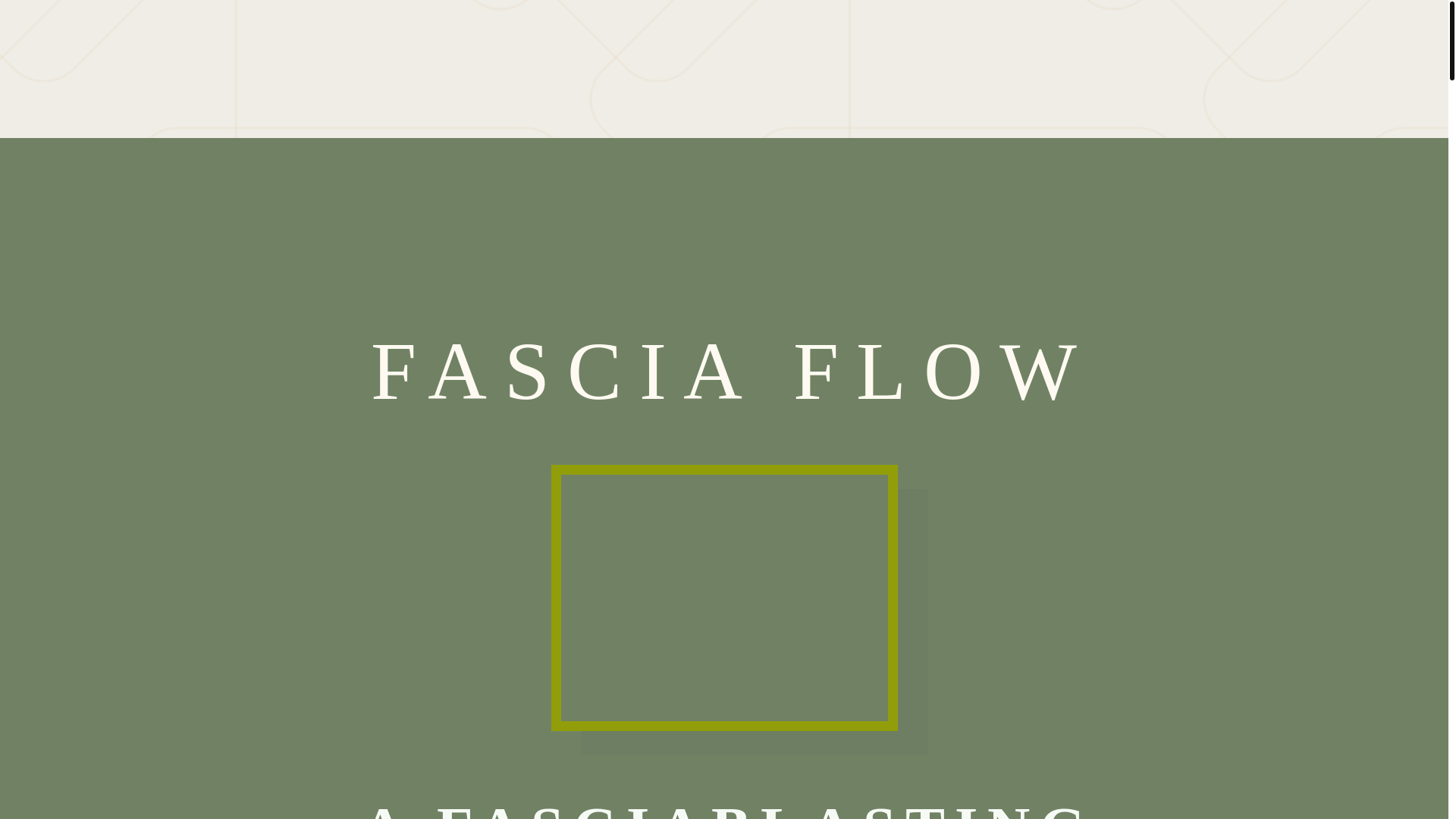 website screenshot of https://thefasciaflowstudio.com/