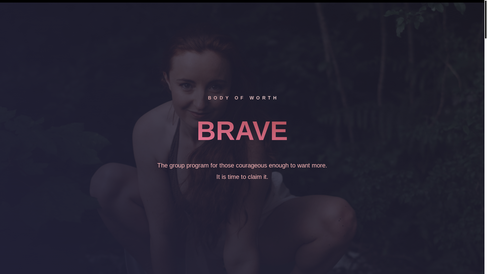 website screenshot of https://bodyofworth-brave.com/