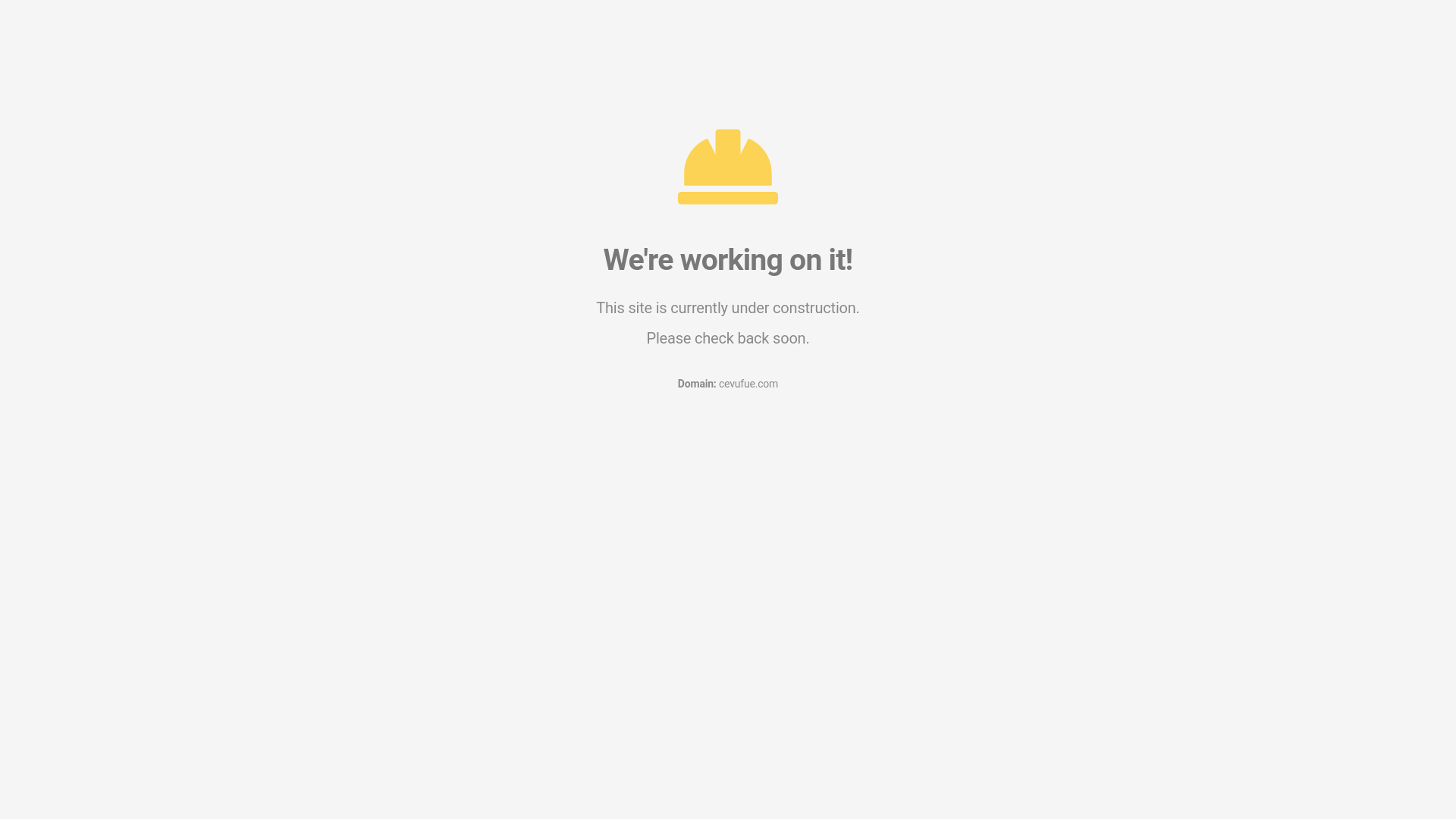 website screenshot of https://cevufue.com/