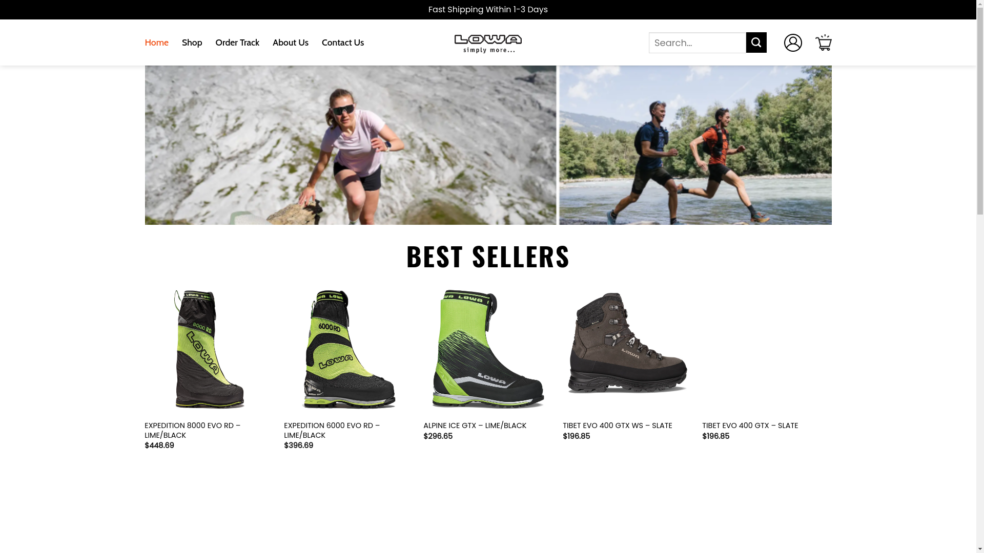 website screenshot of https://mylowaboots.shop/
