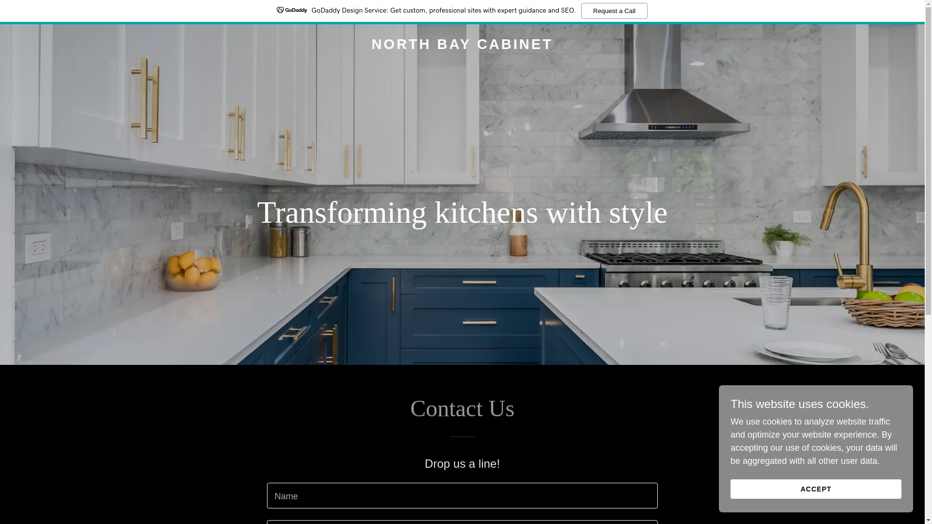 website screenshot of https://northbaycabinet.com/