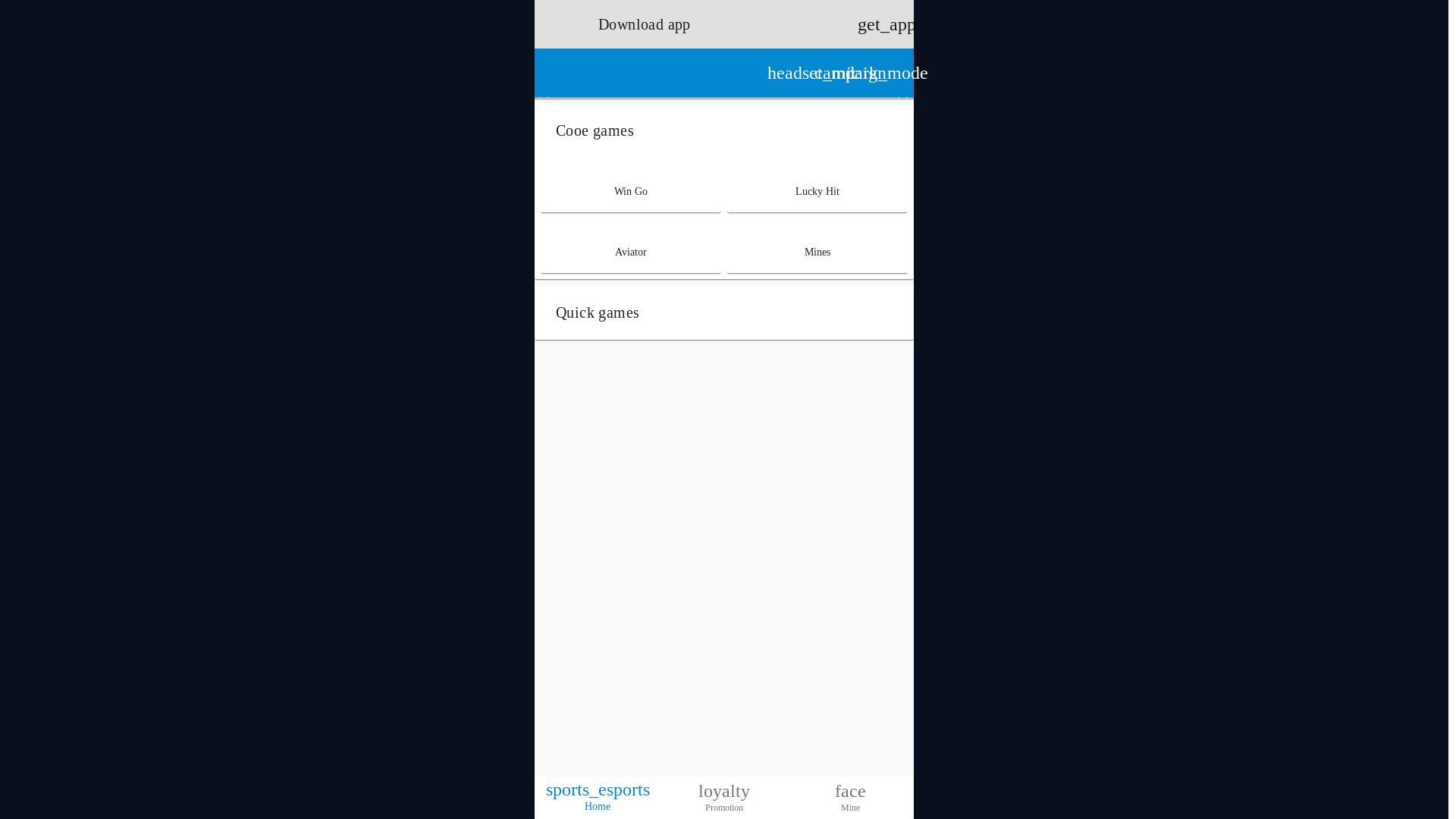 website screenshot of https://cooelottery.in/