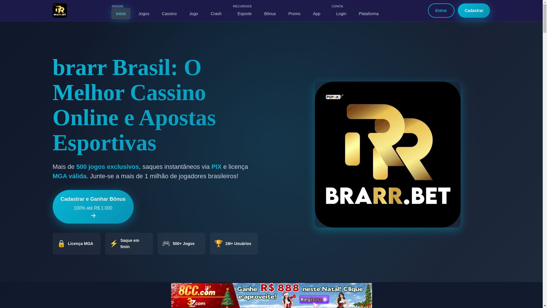 website screenshot of https://brarrslot.com/