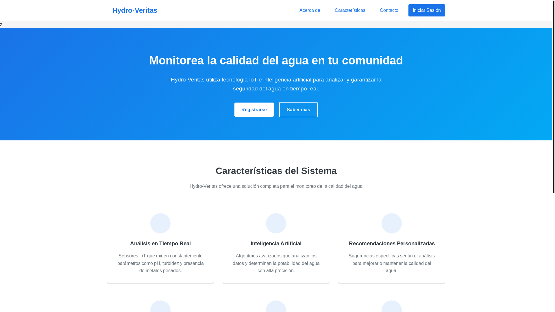 website screenshot of https://hydroveritas.site/