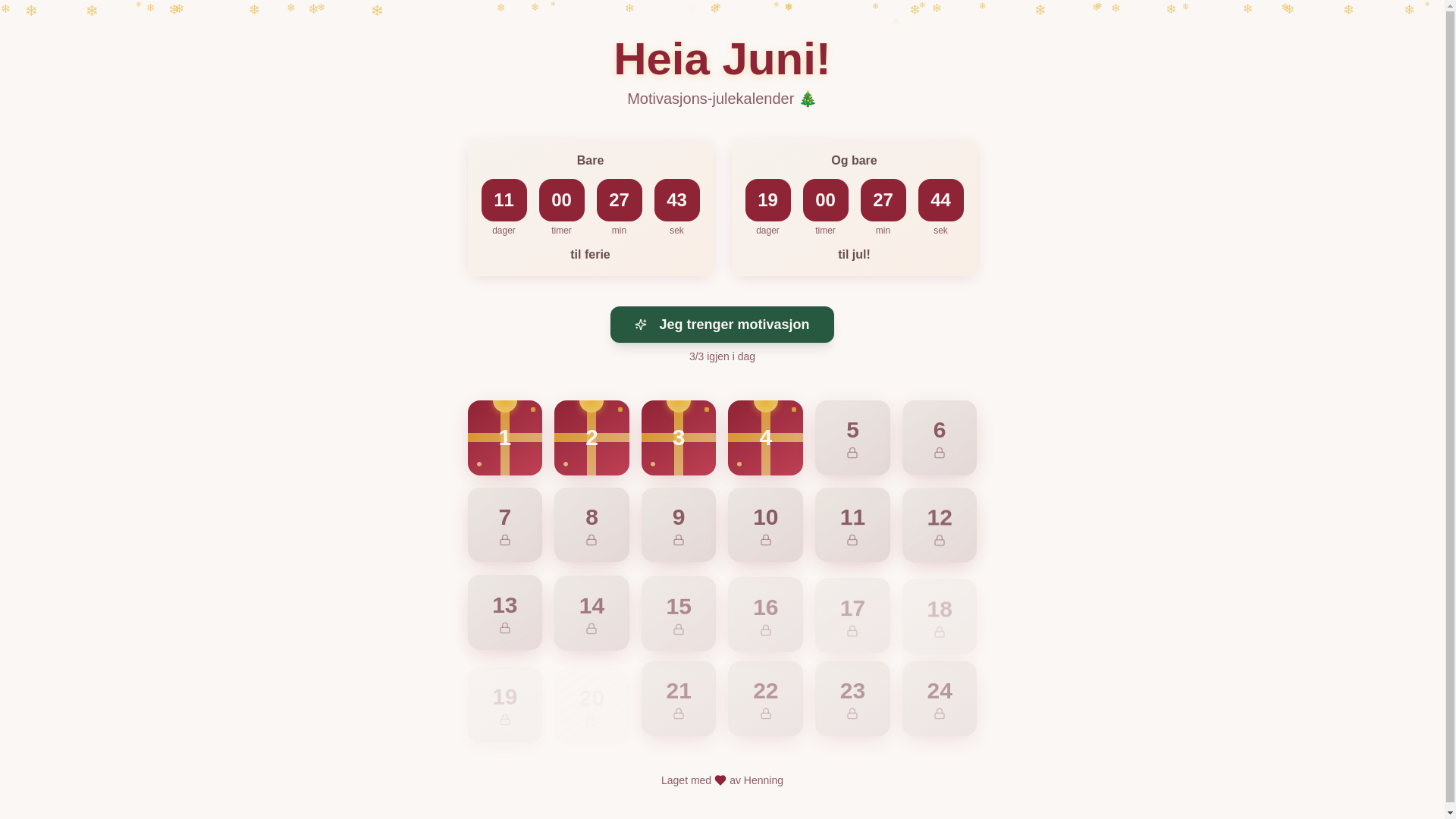 website screenshot of https://heiajuni.no/