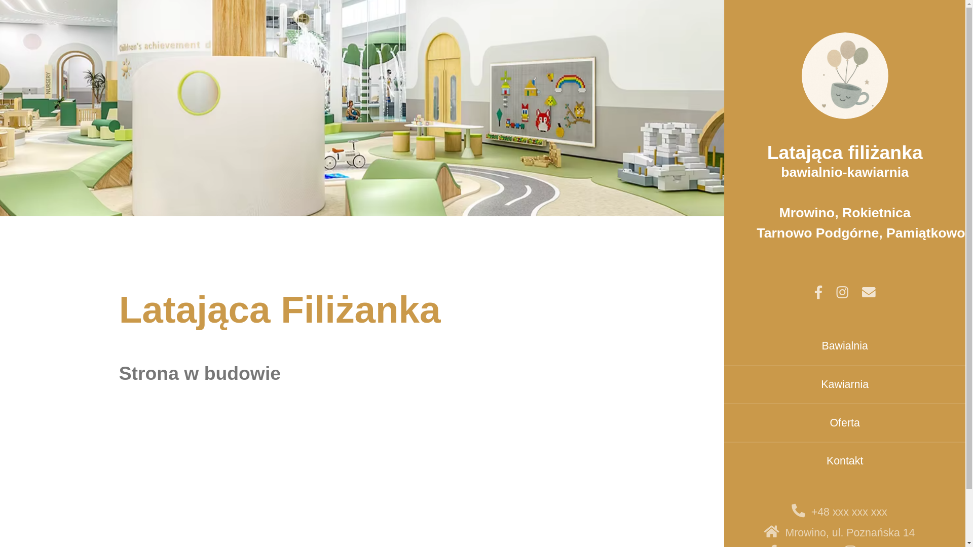 website screenshot of https://latajacafilizanka.pl/