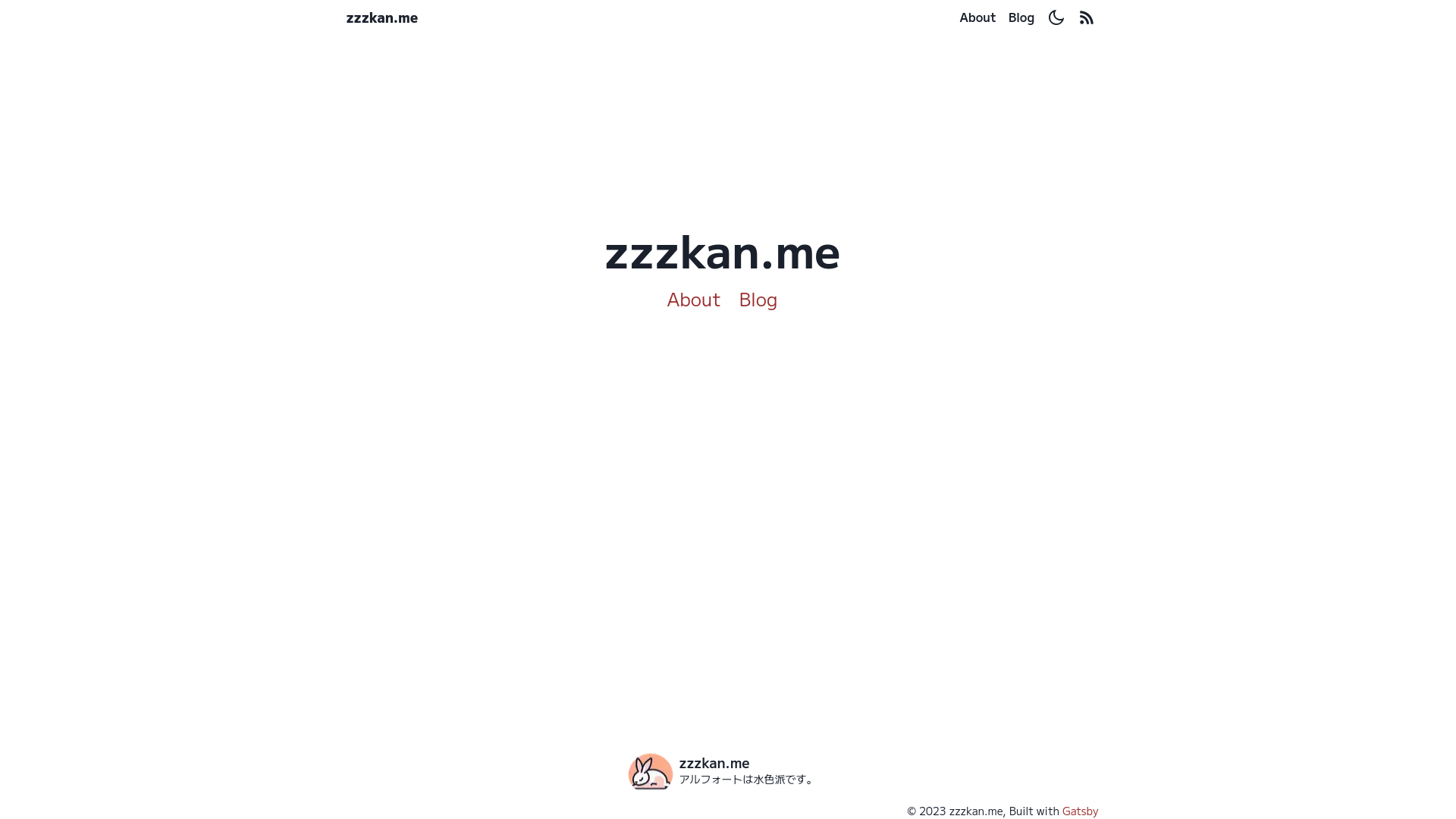 website screenshot of https://blog-zzzkan-me.pages.dev/