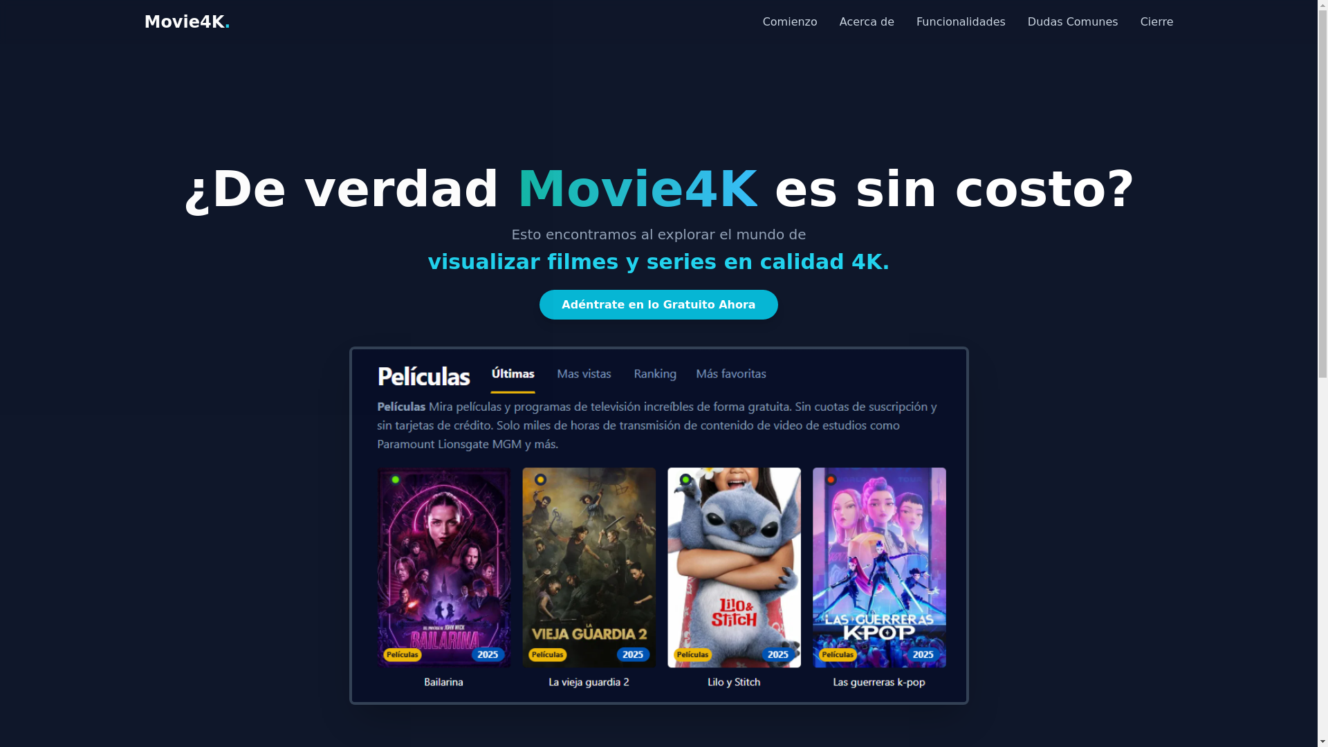 website screenshot of https://movie4k-iech.pages.dev/
