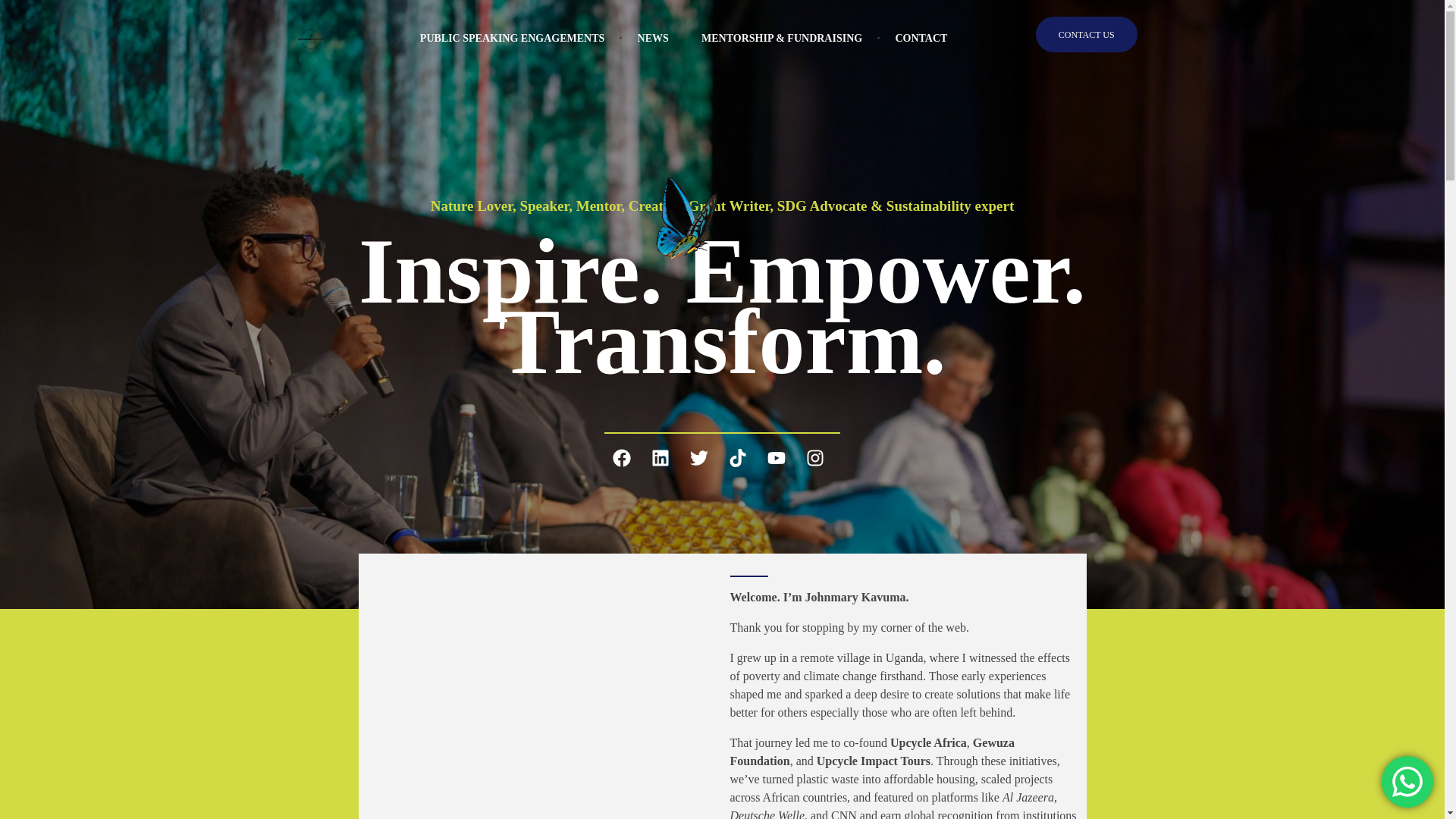 website screenshot of https://yambaheartsforuganda.org/