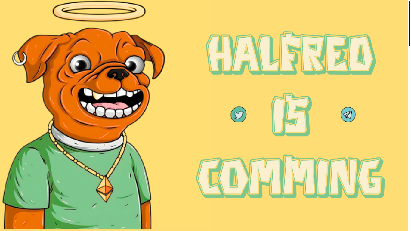 website screenshot of https://halfred.xyz/