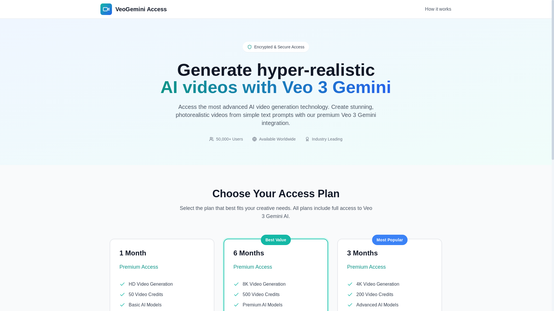 website screenshot of https://veo3.pics/