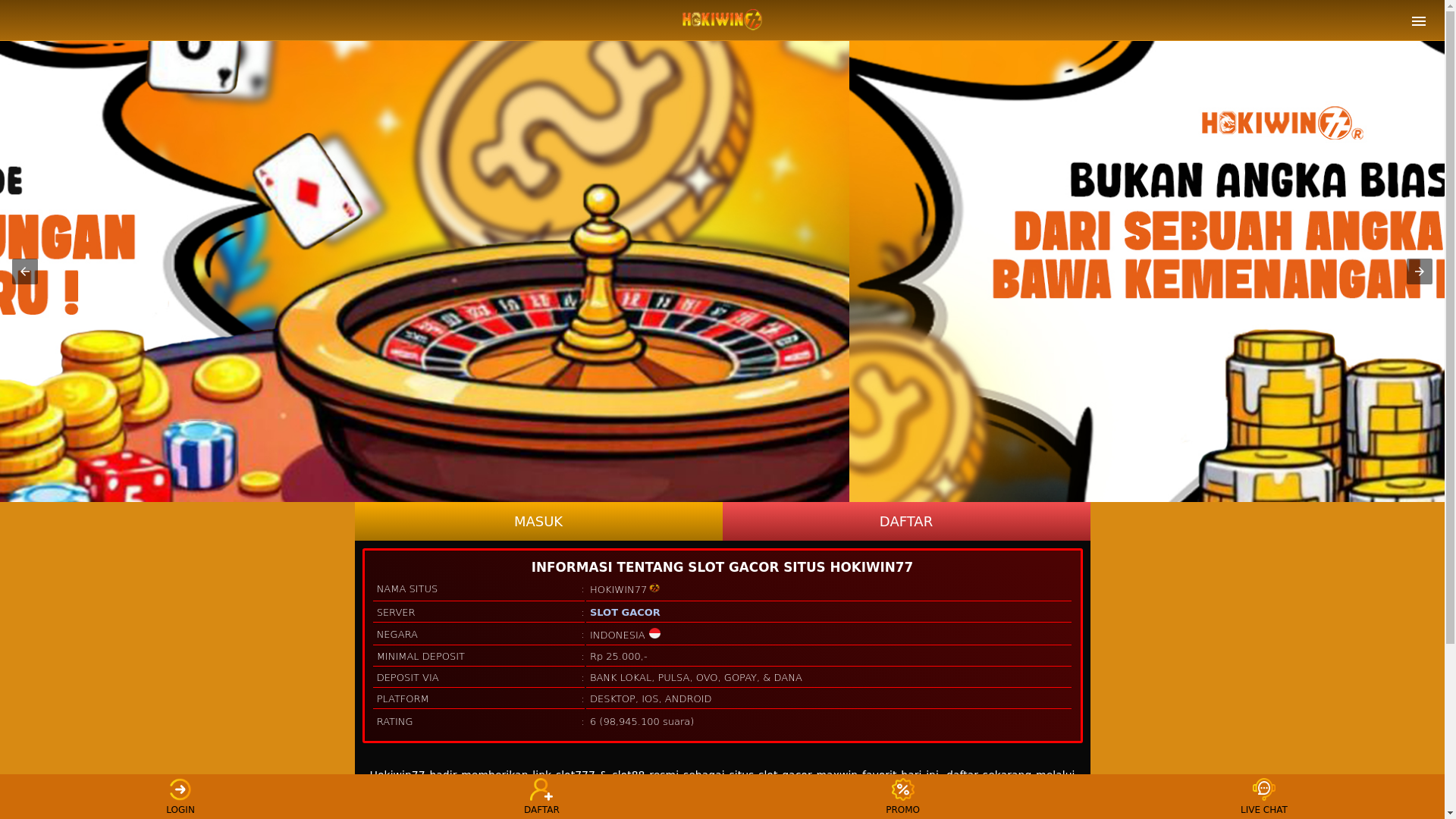 website screenshot of https://hkwterbaik.pages.dev/