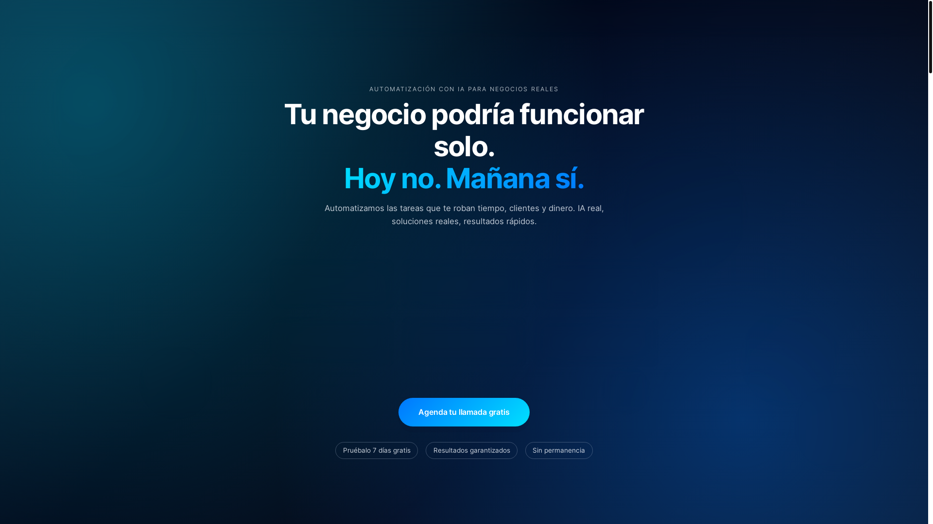 website screenshot of https://automatizalo.pro/