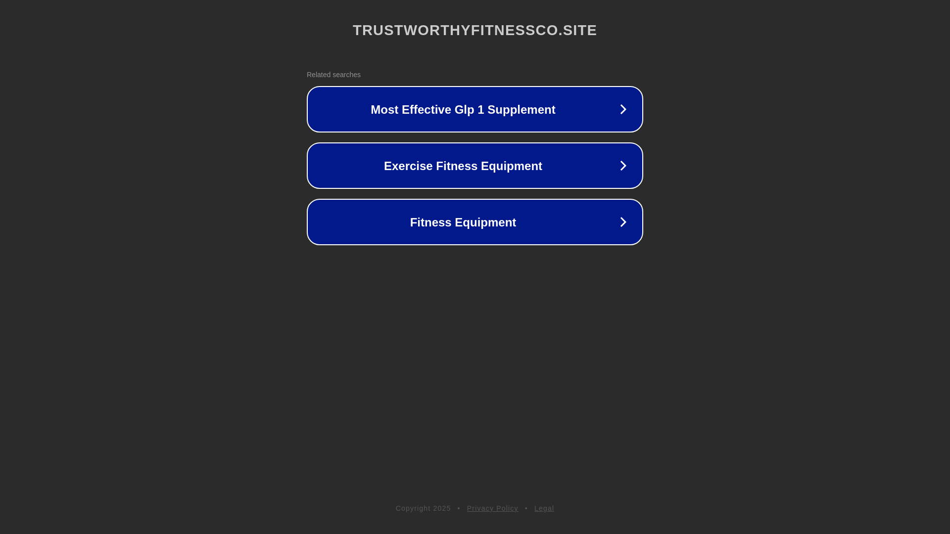 website screenshot of https://trustworthyfitnessco.site/