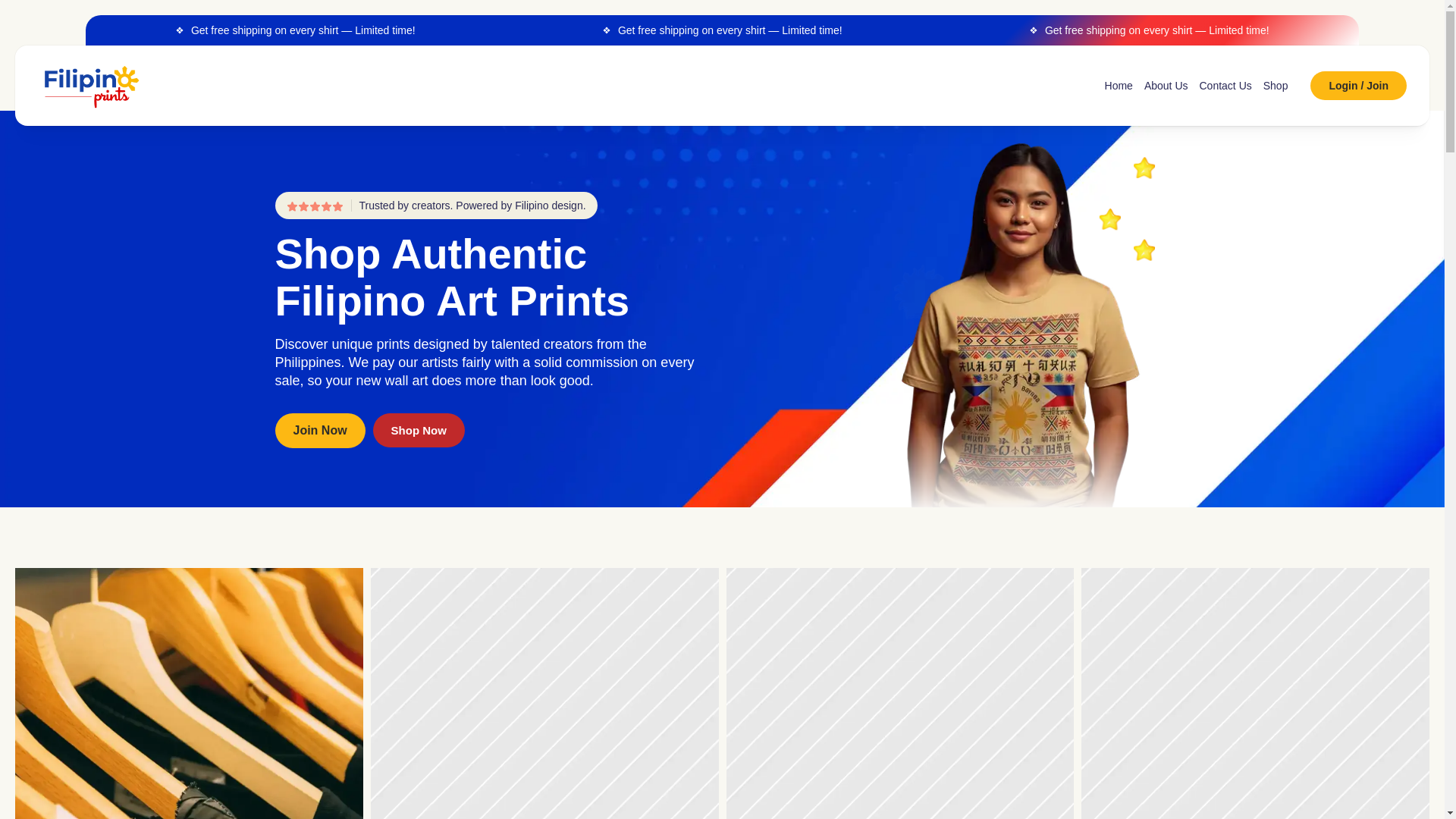 website screenshot of https://venezuelanprints.com/