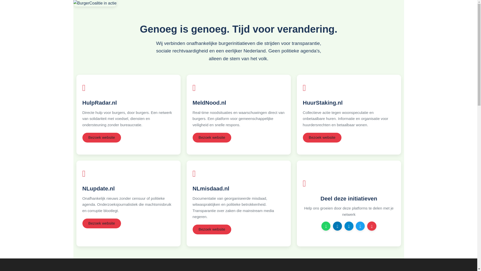 website screenshot of https://burgercoalitie.nl/