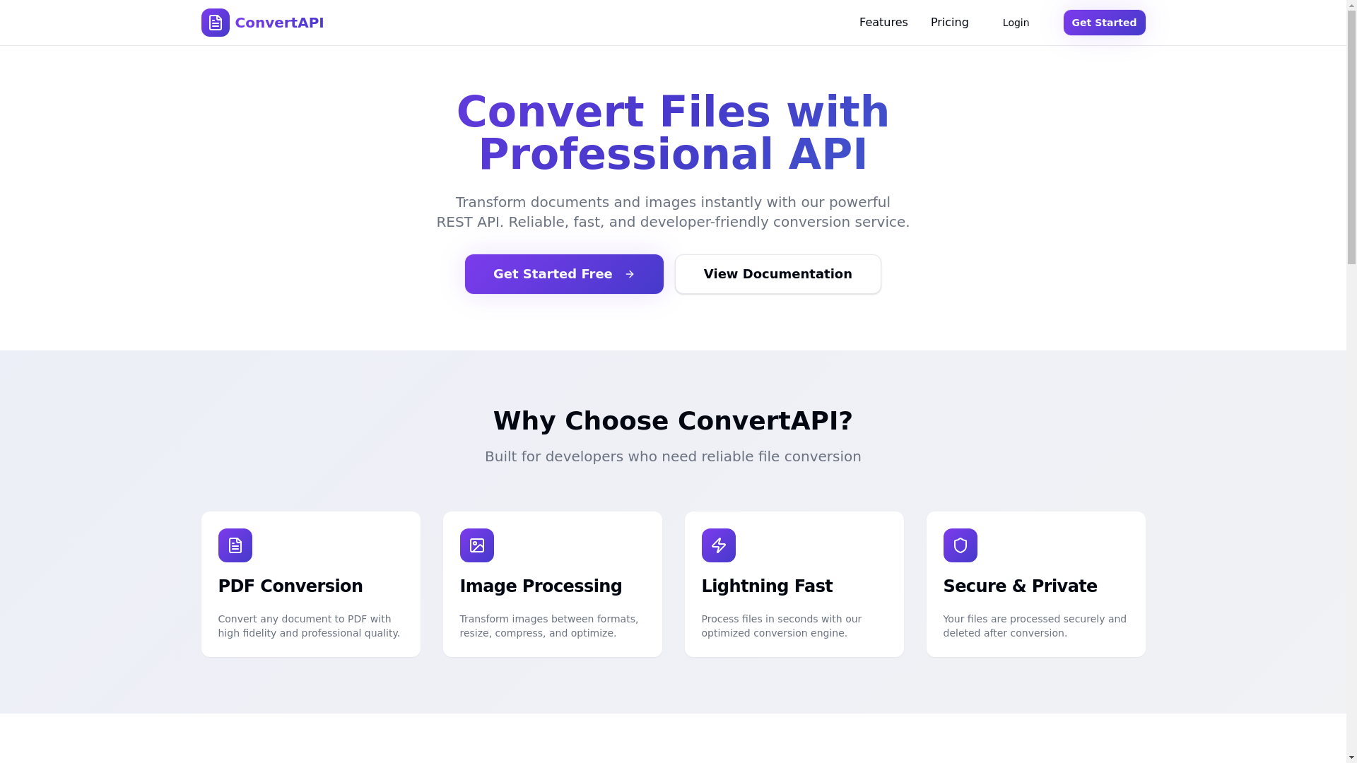 website screenshot of https://convert2pdf.pages.dev/
