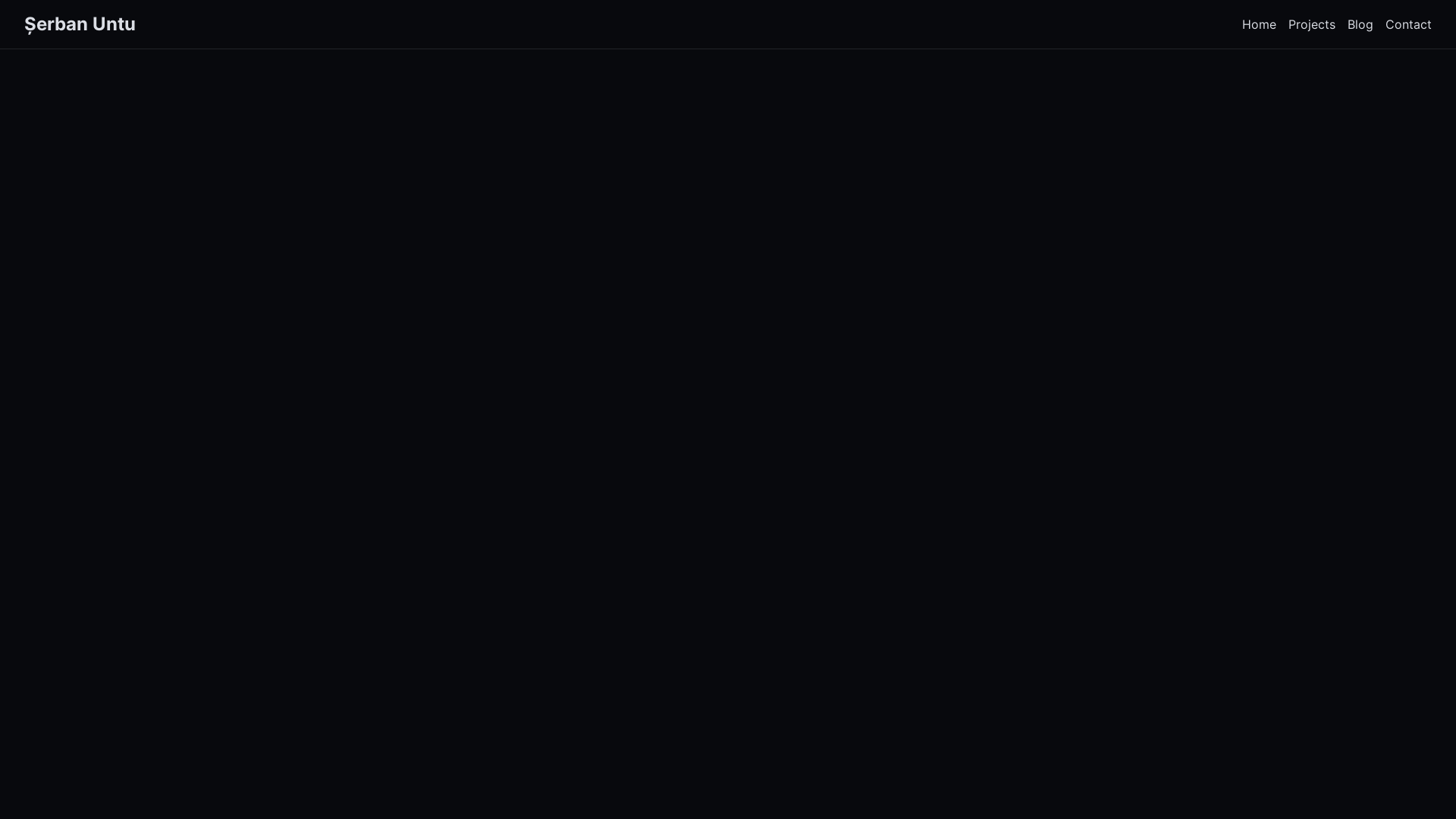 website screenshot of https://serbanuntu.com/