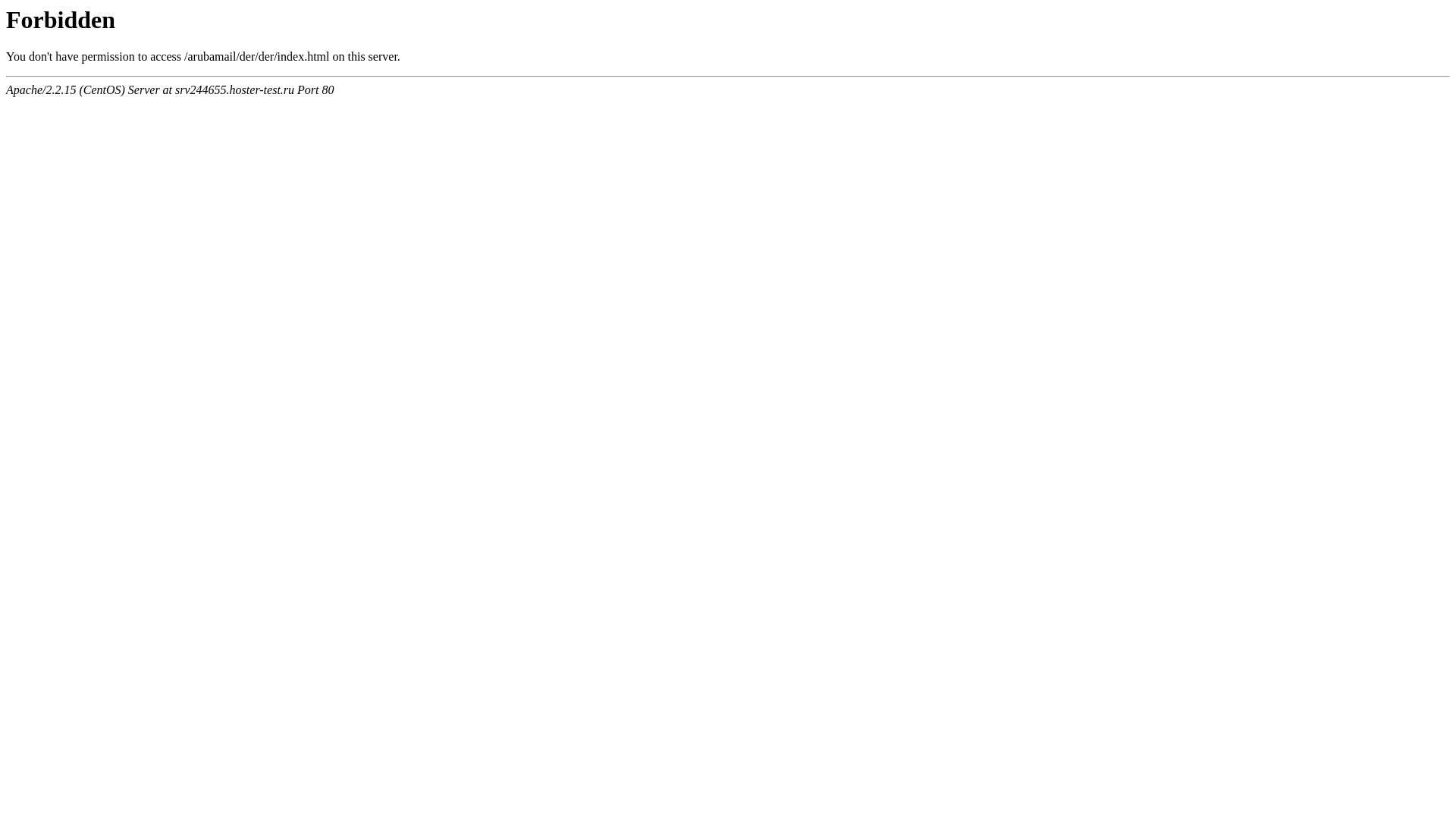 website screenshot of http://srv244655.hoster-test.ru/arubamail/der/der/index.html