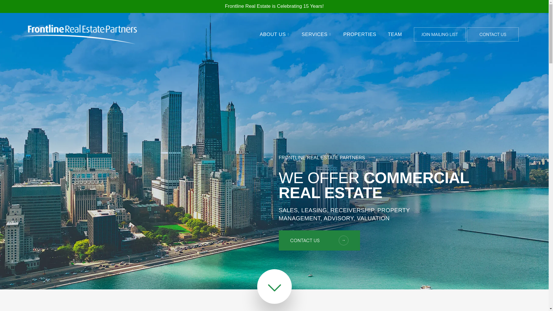website screenshot of http://www.frontlinerepartners.com/