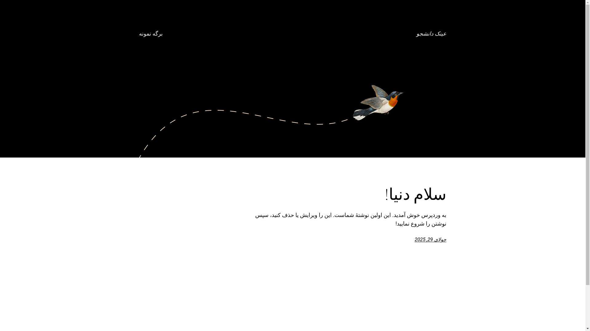website screenshot of https://daneshjooptic.ir/