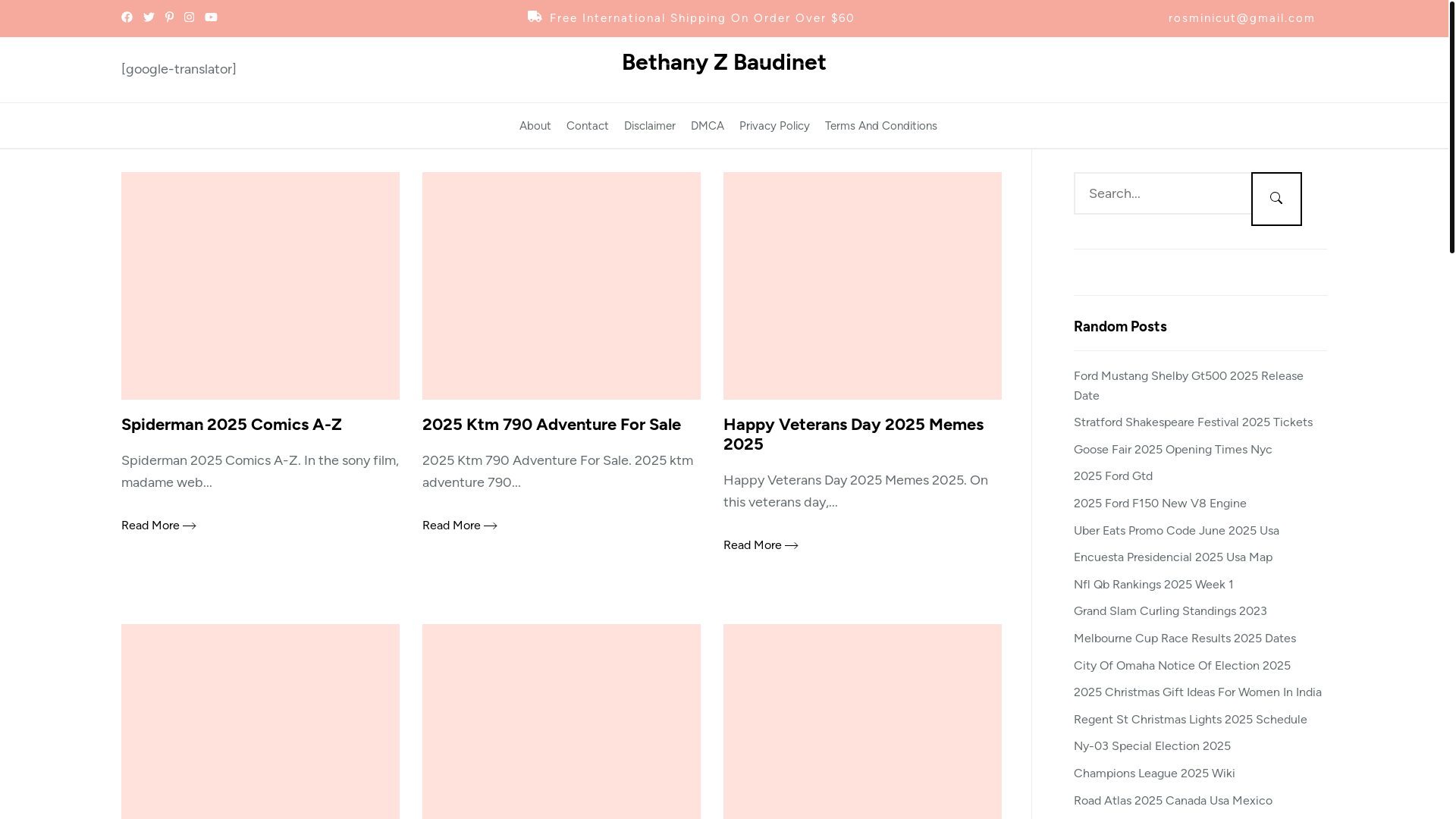 website screenshot of https://bethanyzbaudinet.pages.dev/