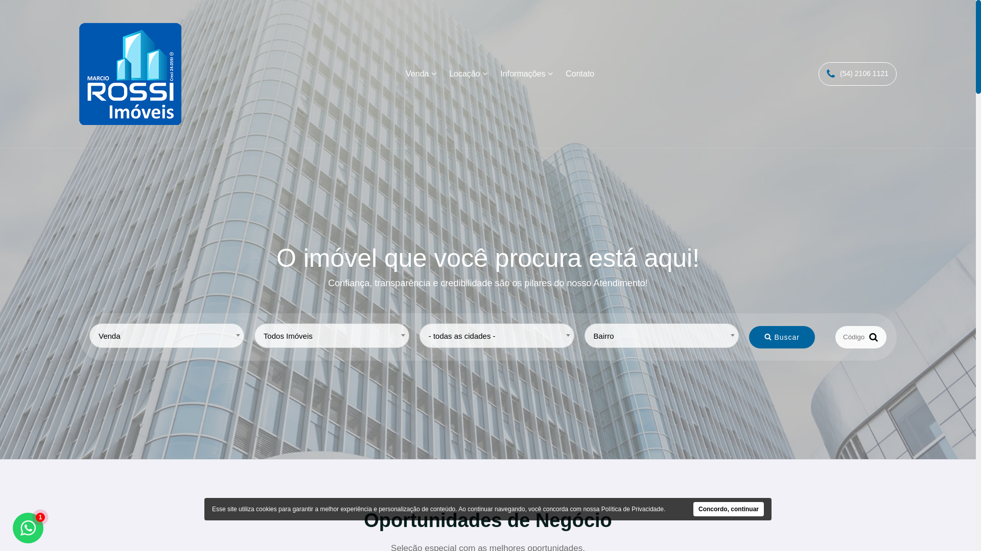 website screenshot of https://apartamentoserechim.com.br/