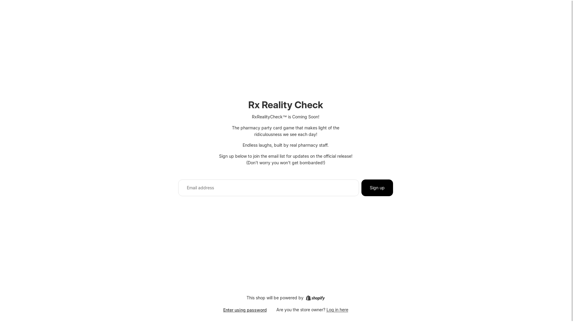 website screenshot of https://rxrealitycheck.com/