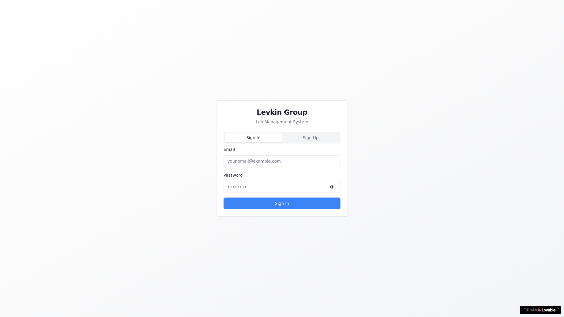 website screenshot of https://levkinshub.com/