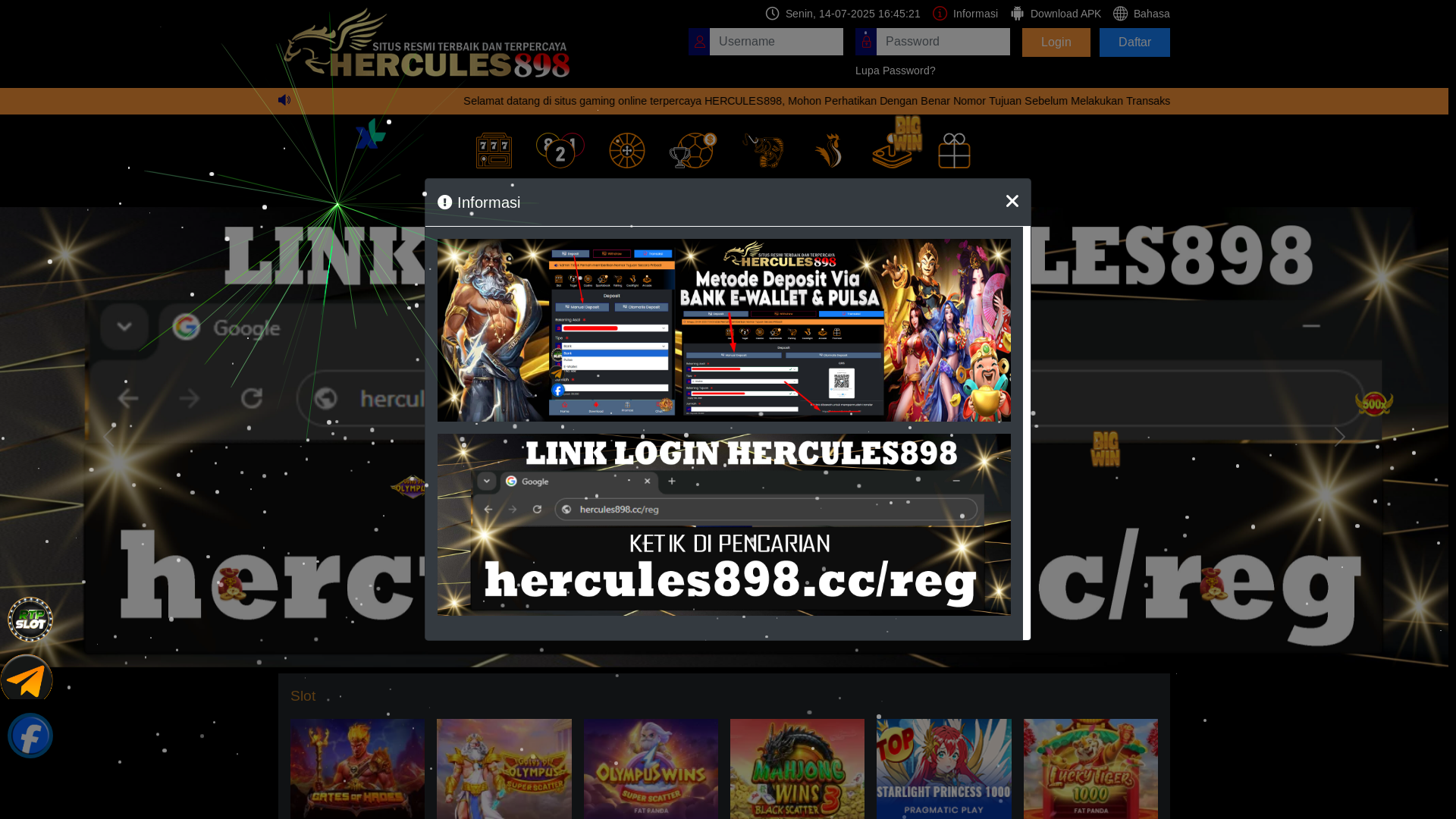 website screenshot of https://hercules898vip.com/