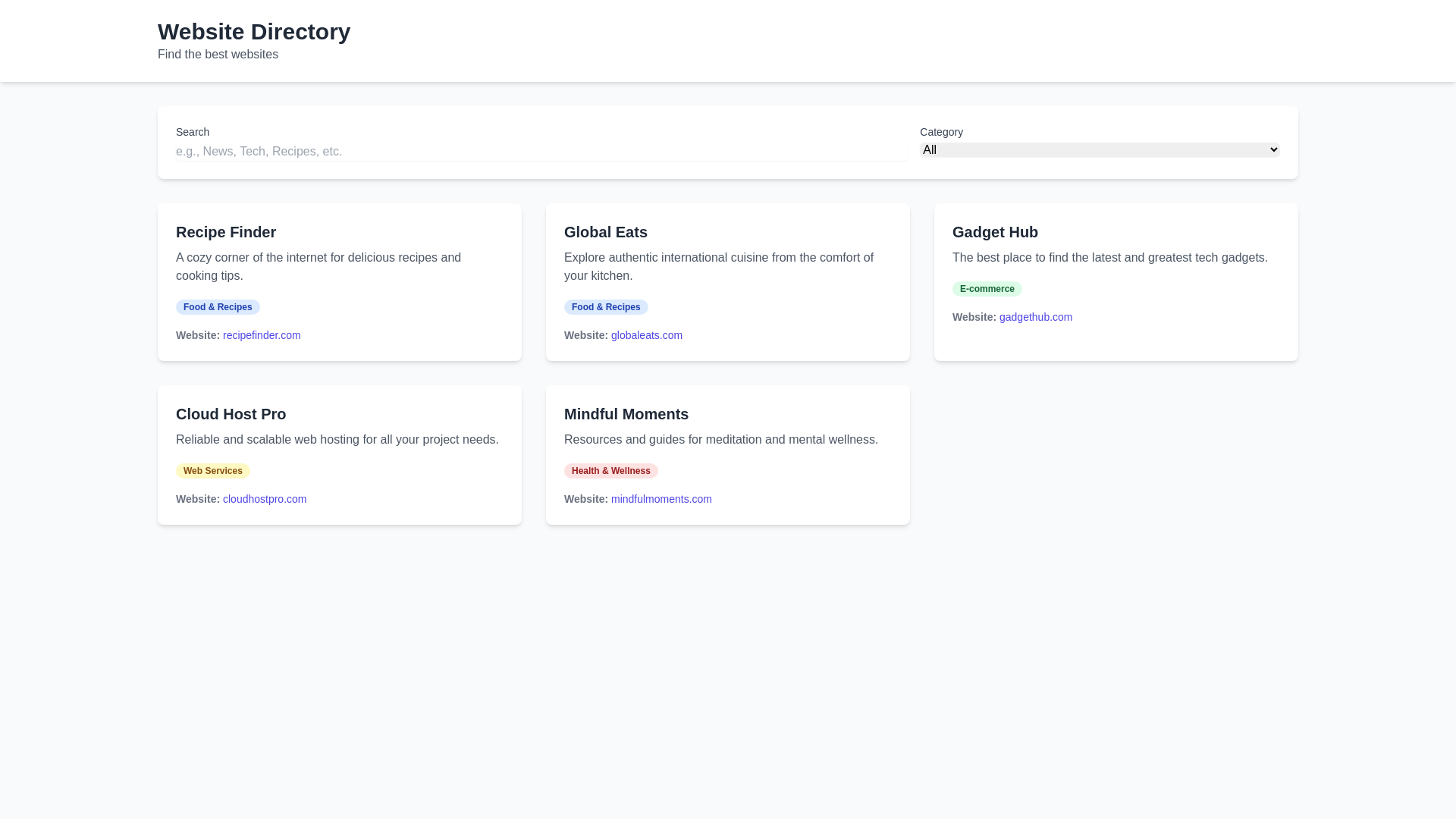 website screenshot of https://dirwebsite.pages.dev/