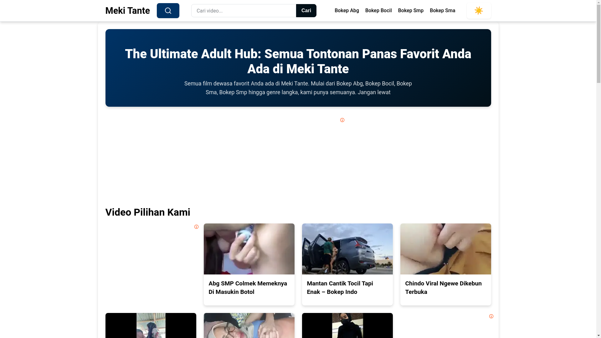 website screenshot of https://mekitante.pages.dev/