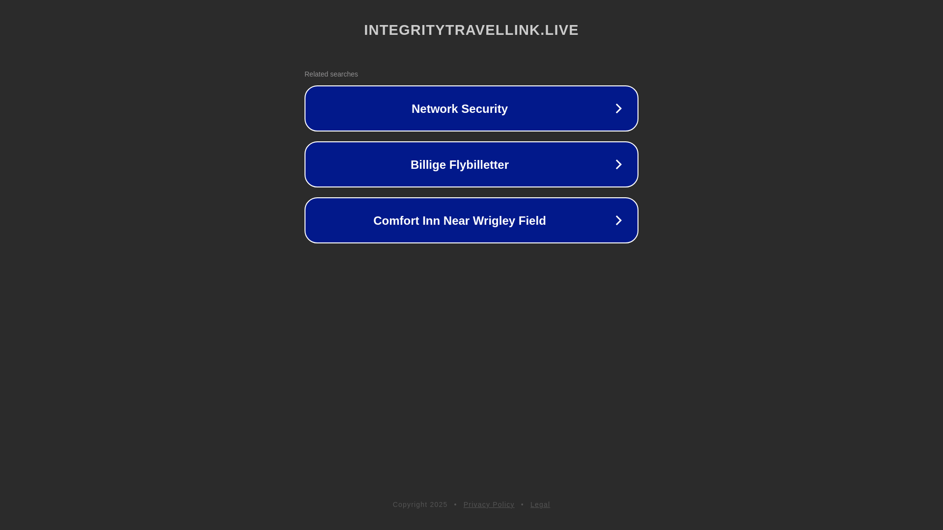 website screenshot of https://integritytravellink.live/