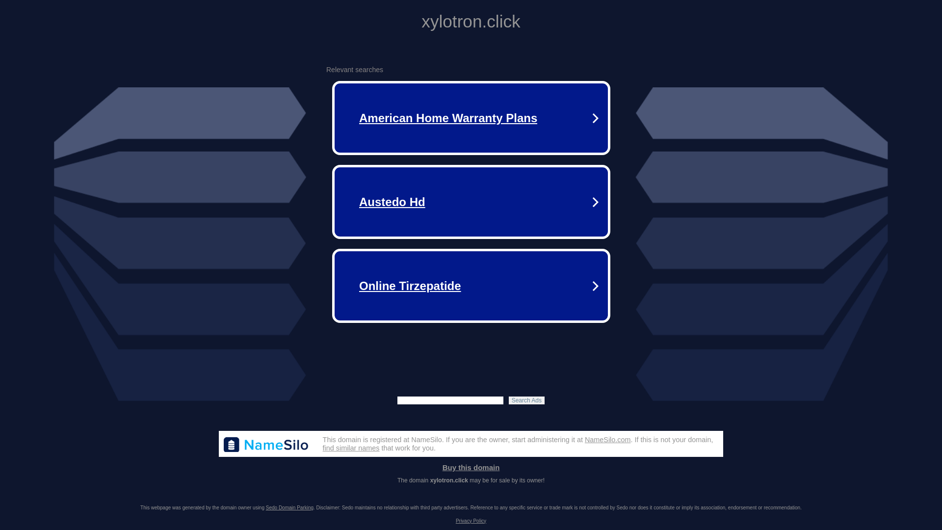 website screenshot of https://xylotron.click/