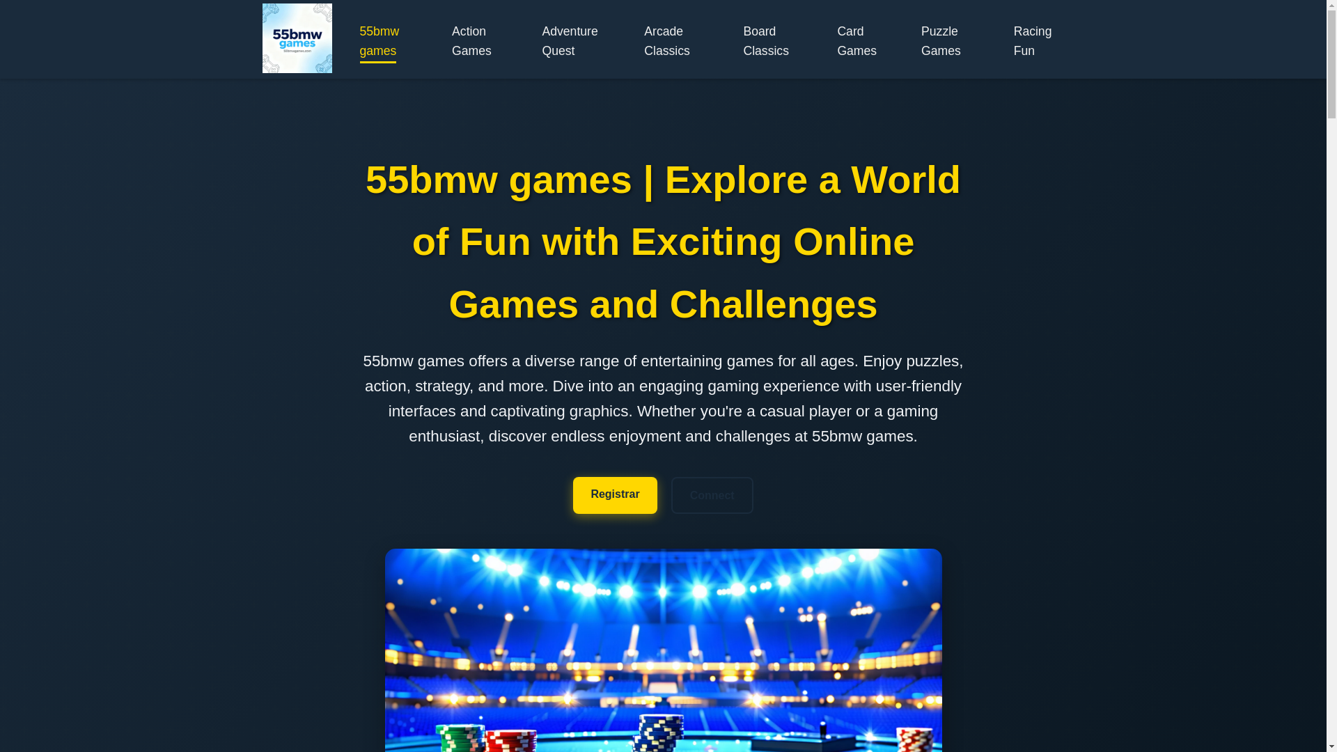 website screenshot of https://55bmwgames.com/