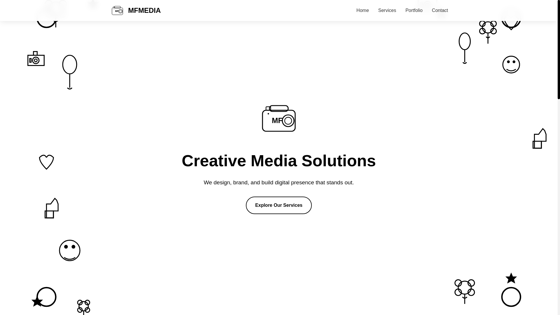 website screenshot of https://mfmediamarketing.org/