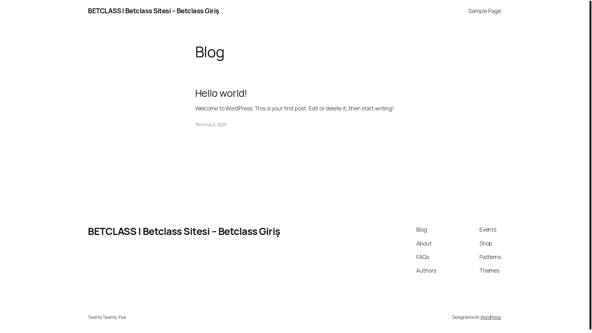 website screenshot of https://betclasssitesi.com/