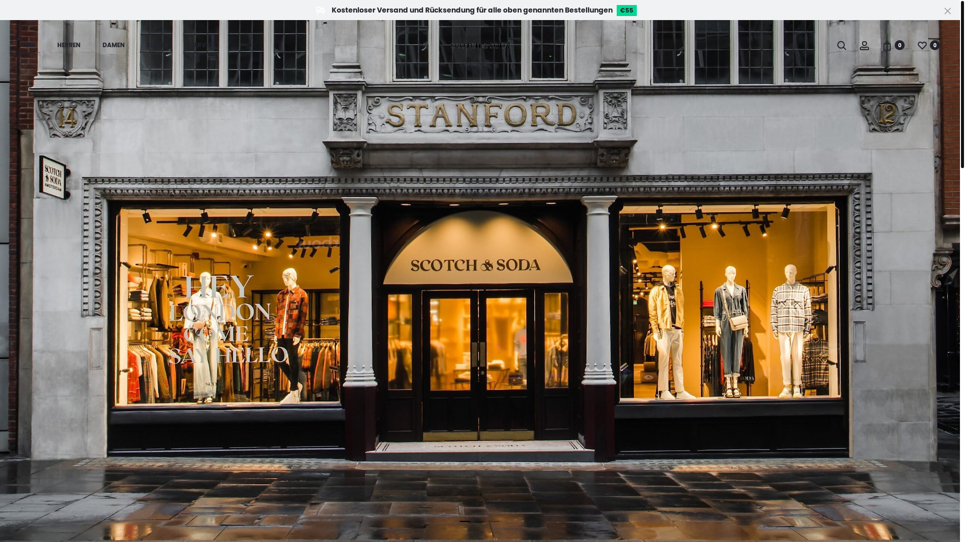 website screenshot of https://www.scotchandsoda.com.de/