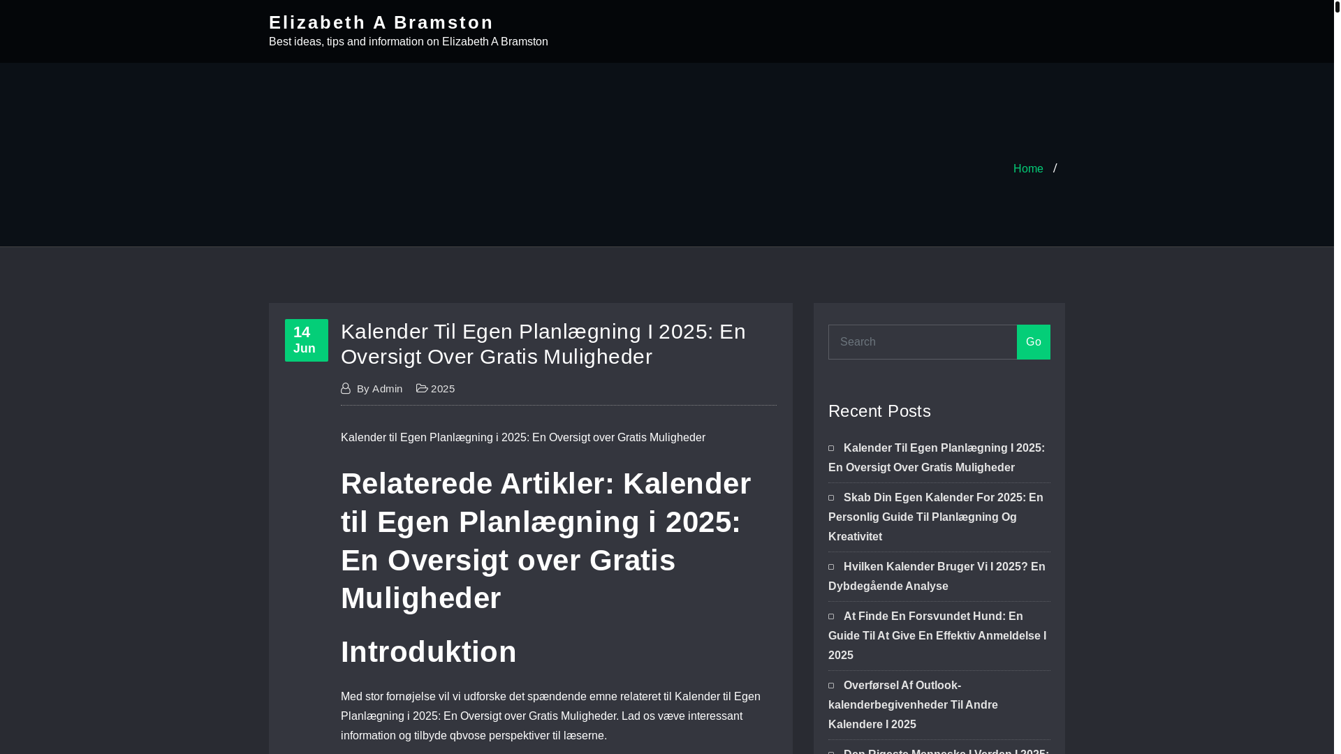 website screenshot of https://elizabethabramston.pages.dev/