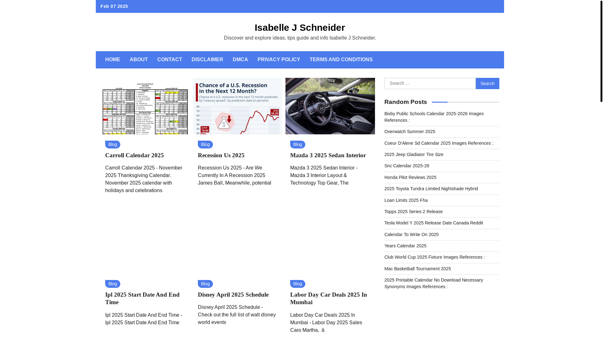 website screenshot of https://isabellejschneider.pages.dev/
