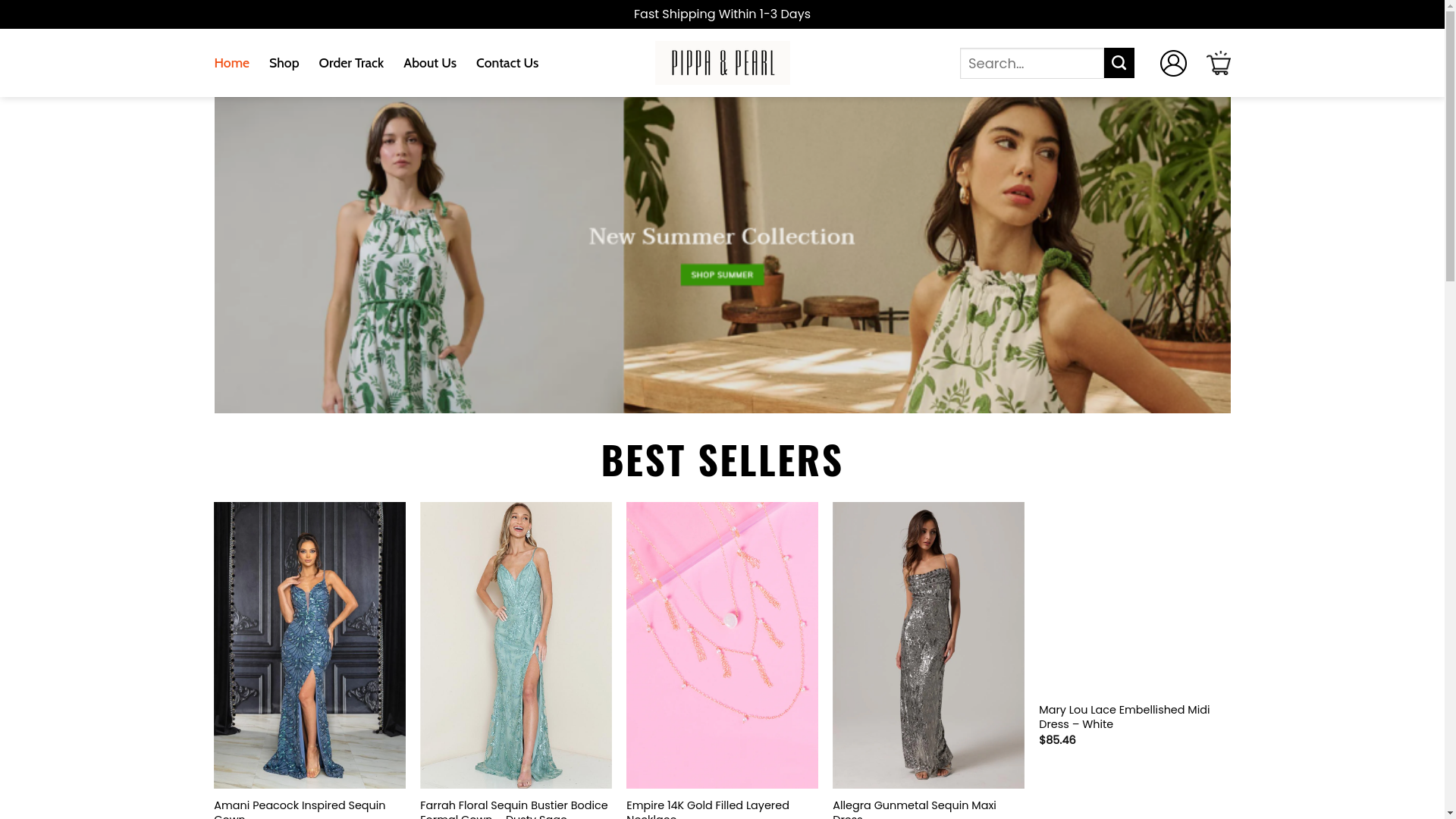 website screenshot of https://toppippaandpearl.shop/